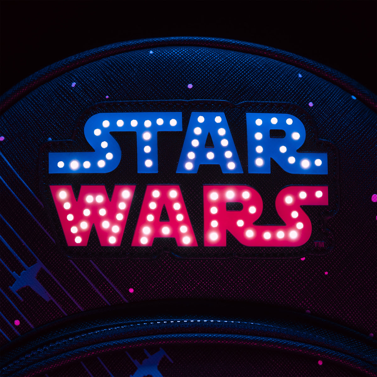 Image produit Star Wars - Sac à dos néon des années 70 avec lumière