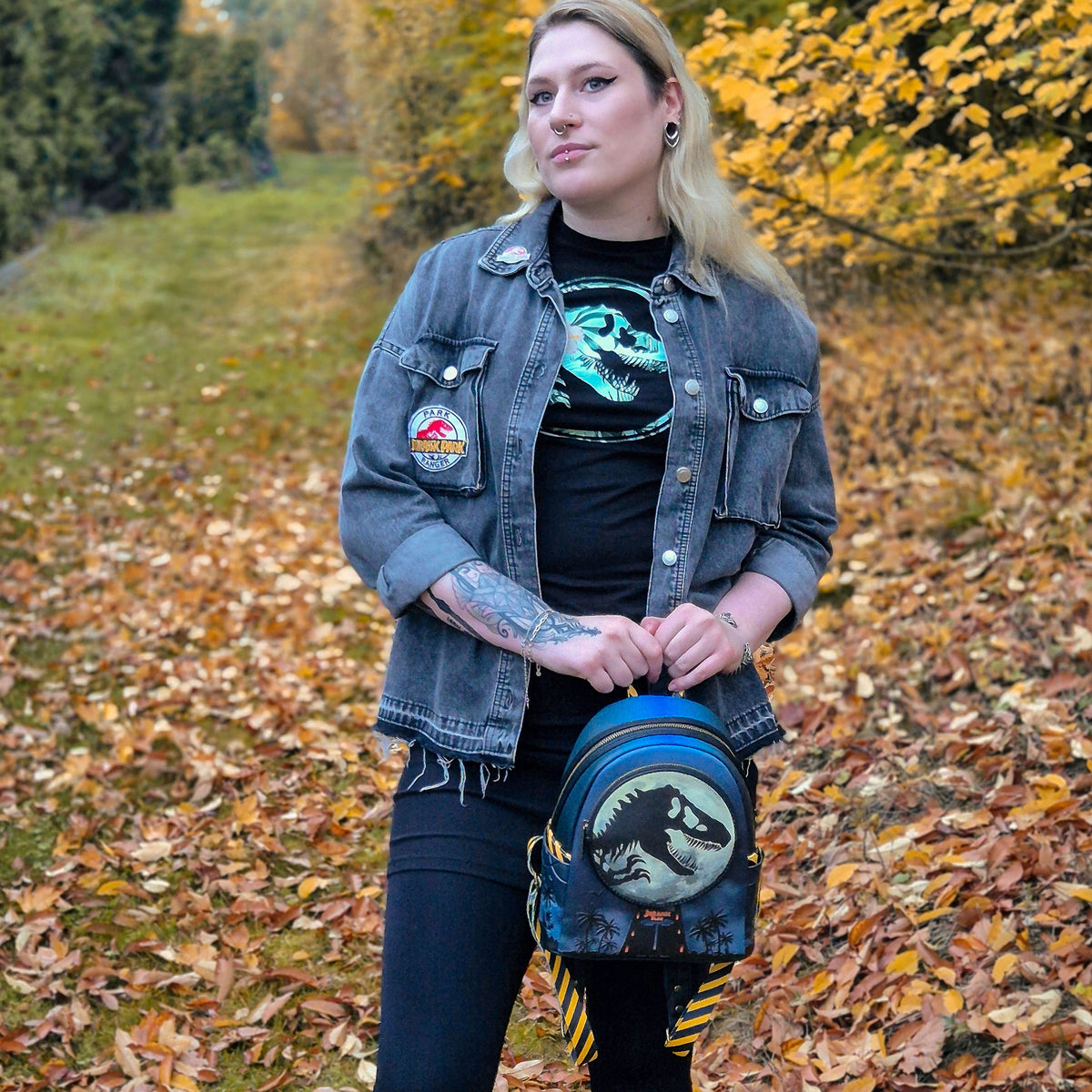 Image produit Jurassic Park - 30e anniversaire Dino Moon Glow in the Dark Mini Sac à dos
