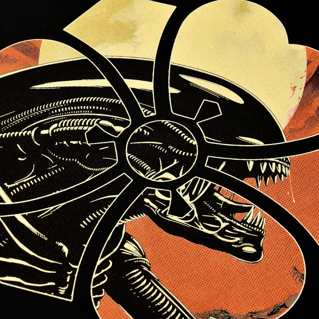 Image produit T-shirt Space Hunter pour les fans d'Alien noir
