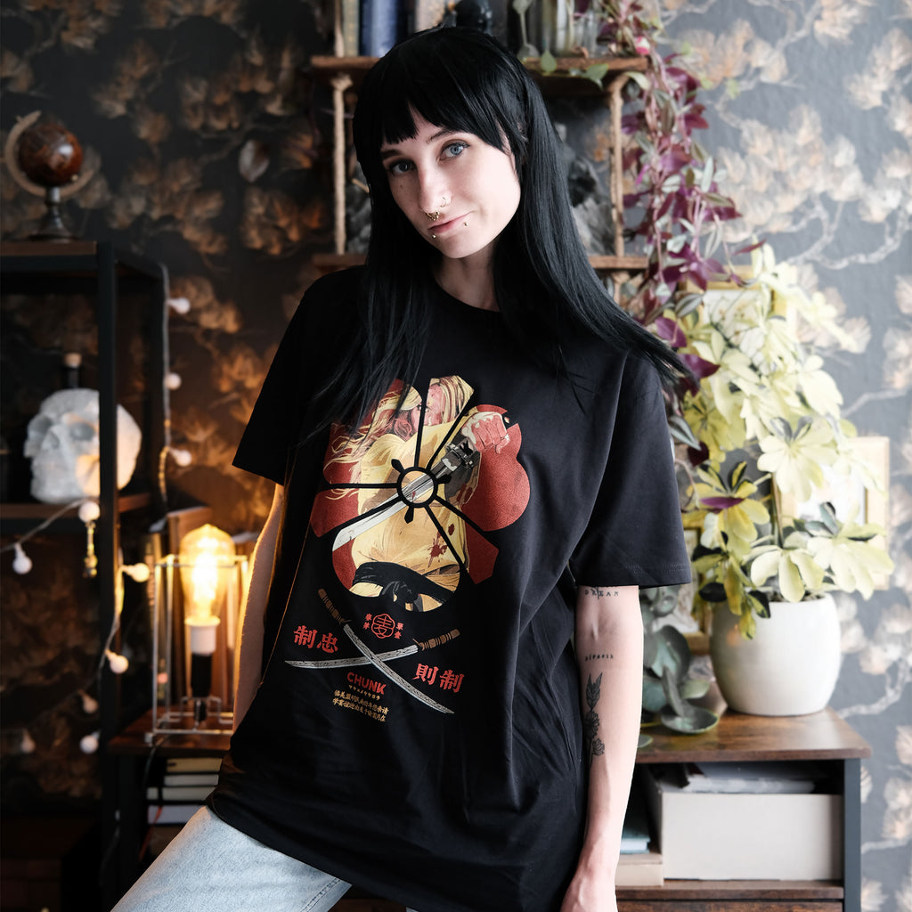 Image produit T-shirt Assassin Femme pour les fans de Kill Bill Noir
