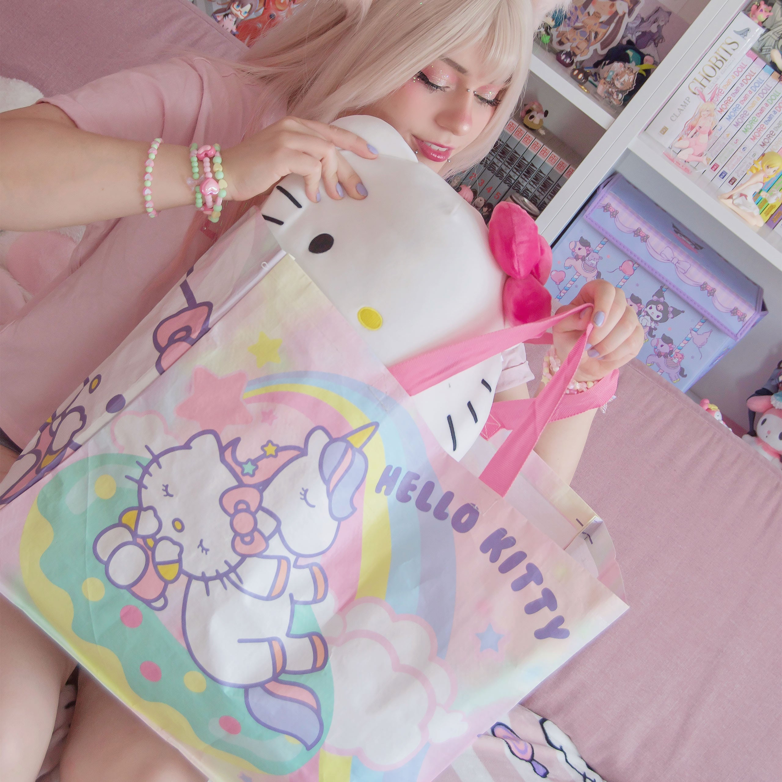 Image produit Hello Kitty - Sac cabas Licorne