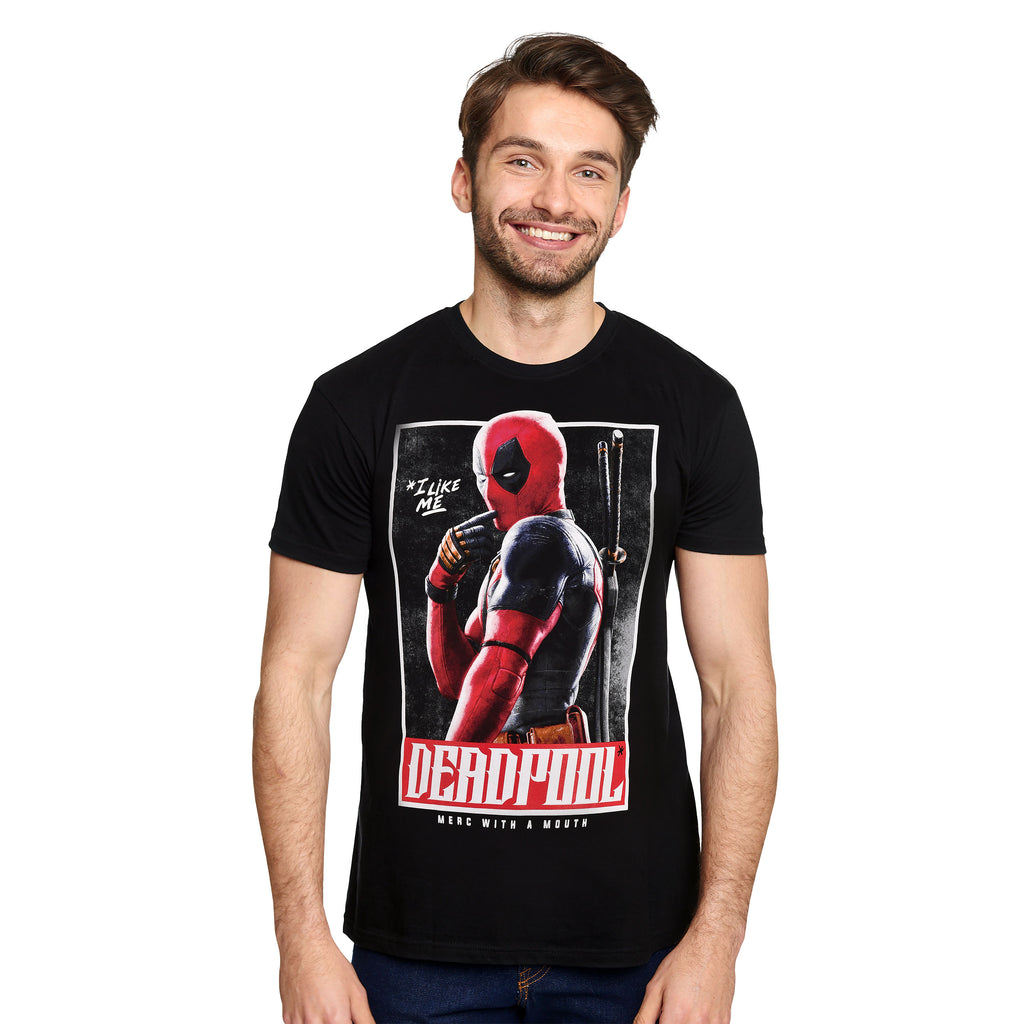 Image produit Deadpool 3 - J'aime Moi T-shirt noir
