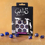 Image produit Set de dés RPG moderne Cats Meowster 7 pièces