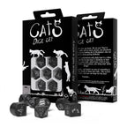 Image produit Set de dés RPG moderne Cats Waffle 7pcs