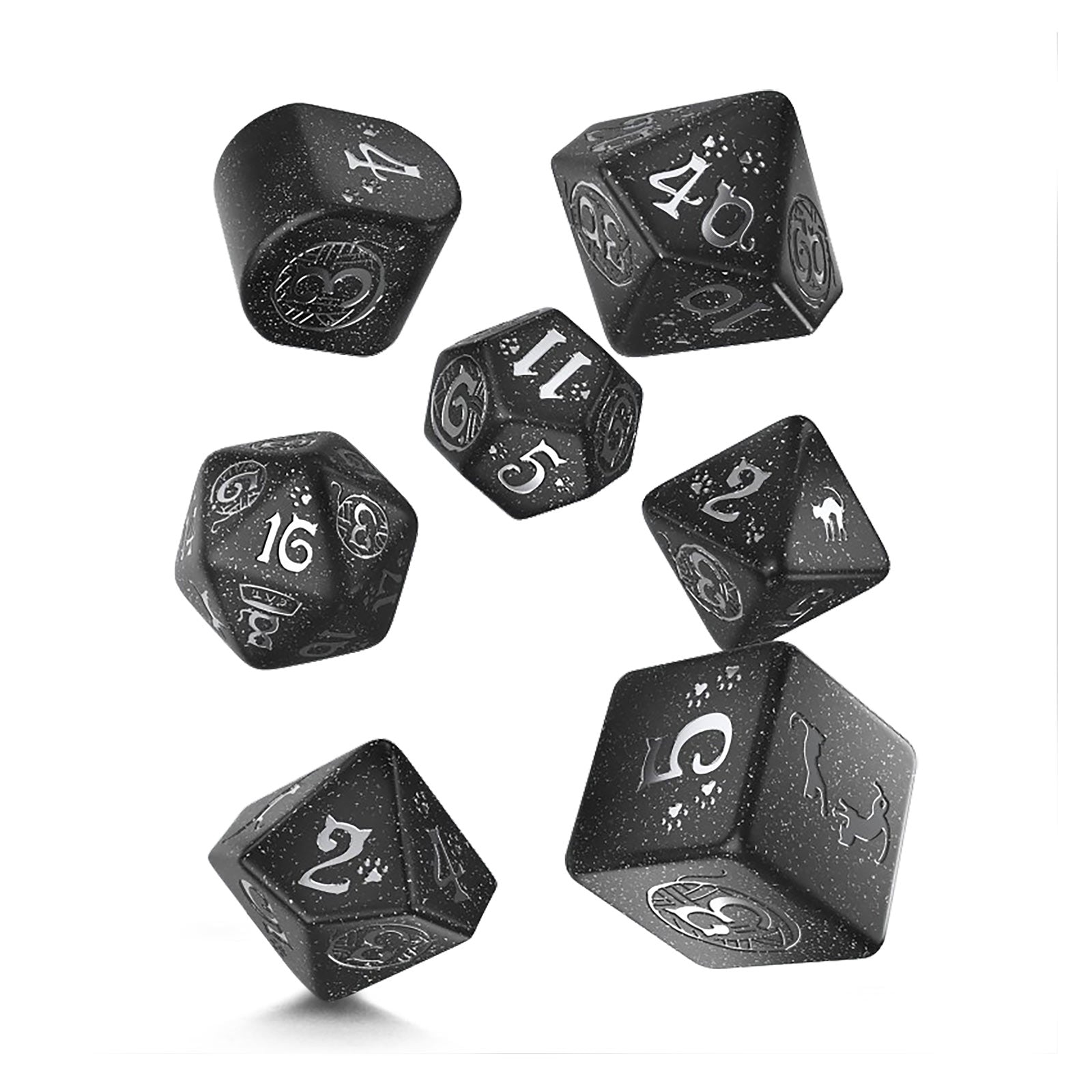 Image produit Set de dés RPG moderne Cats Waffle 7pcs