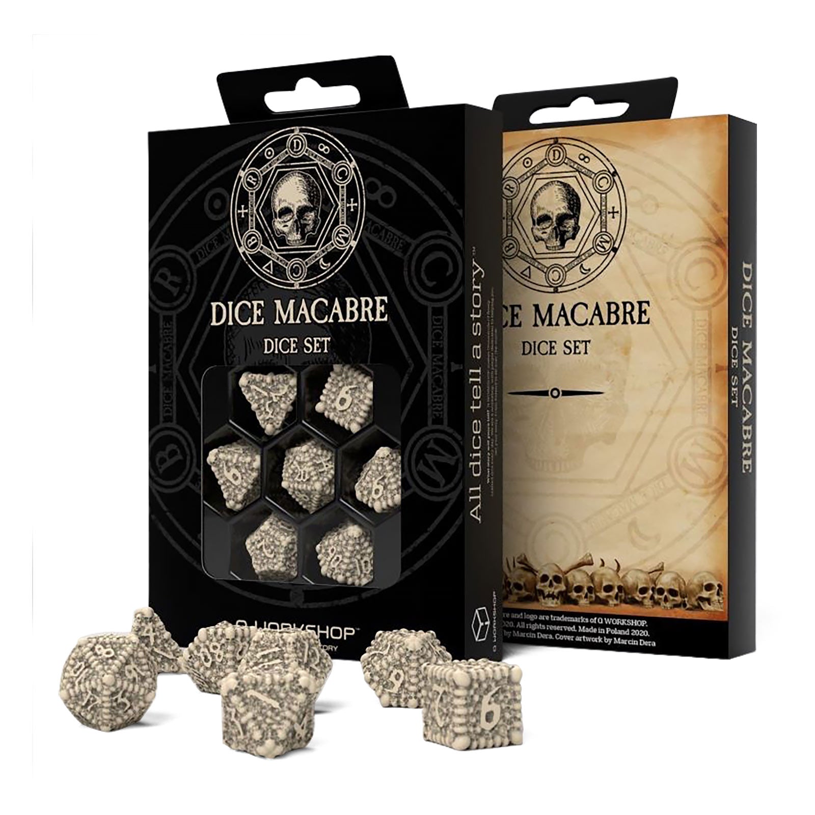 Image produit Set de dés RPG Macabre Power of the Underworld 7pcs