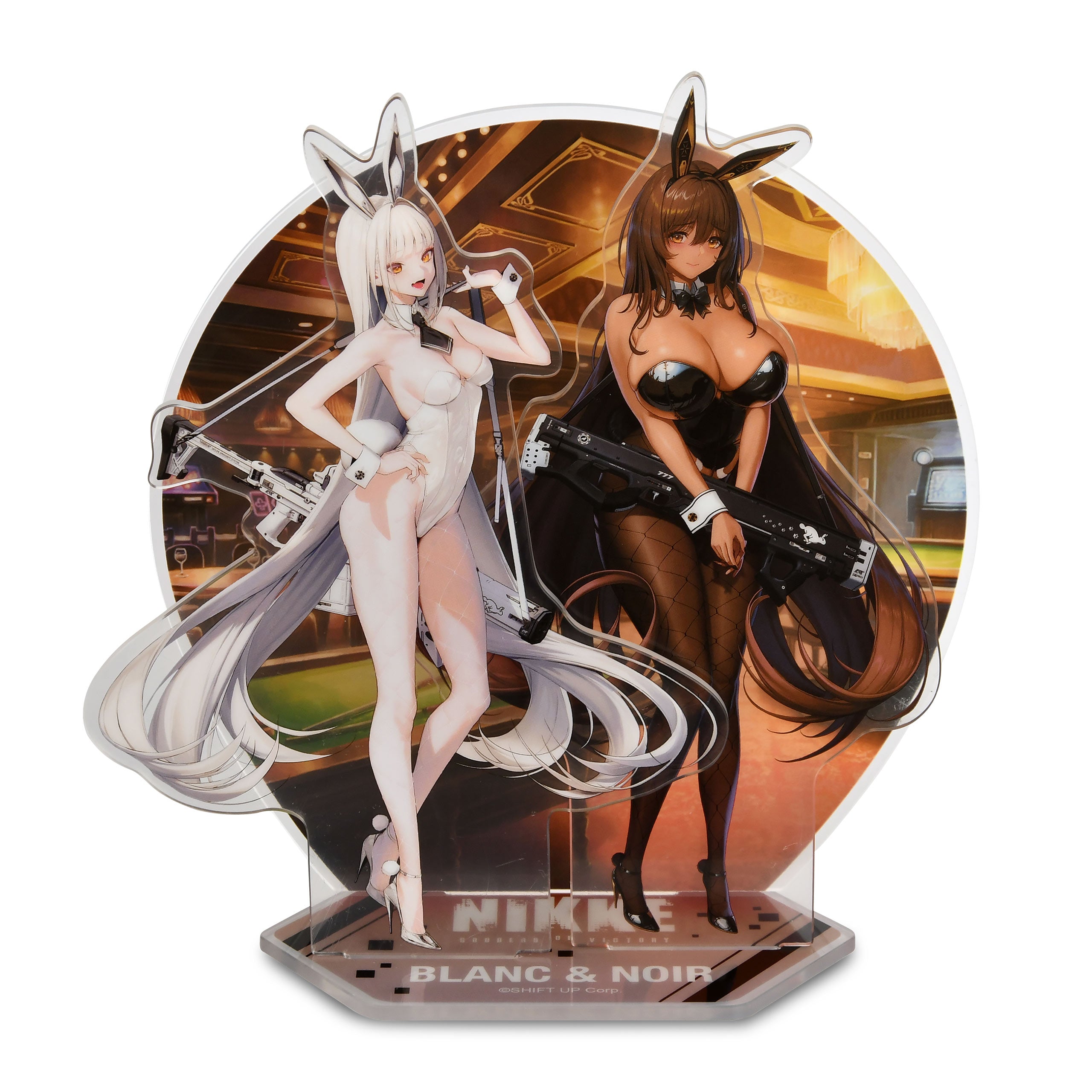 Image produit Déesse de la Victoire: Nikke - Blanc & Noir Figurine Diorama en Acrylique