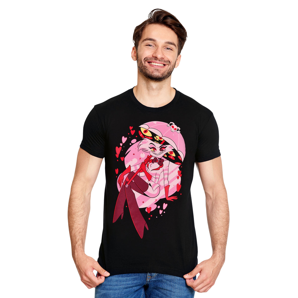 Product image Spider Demon Angel T-Shirt for Hazbin Hotel Fans Black
