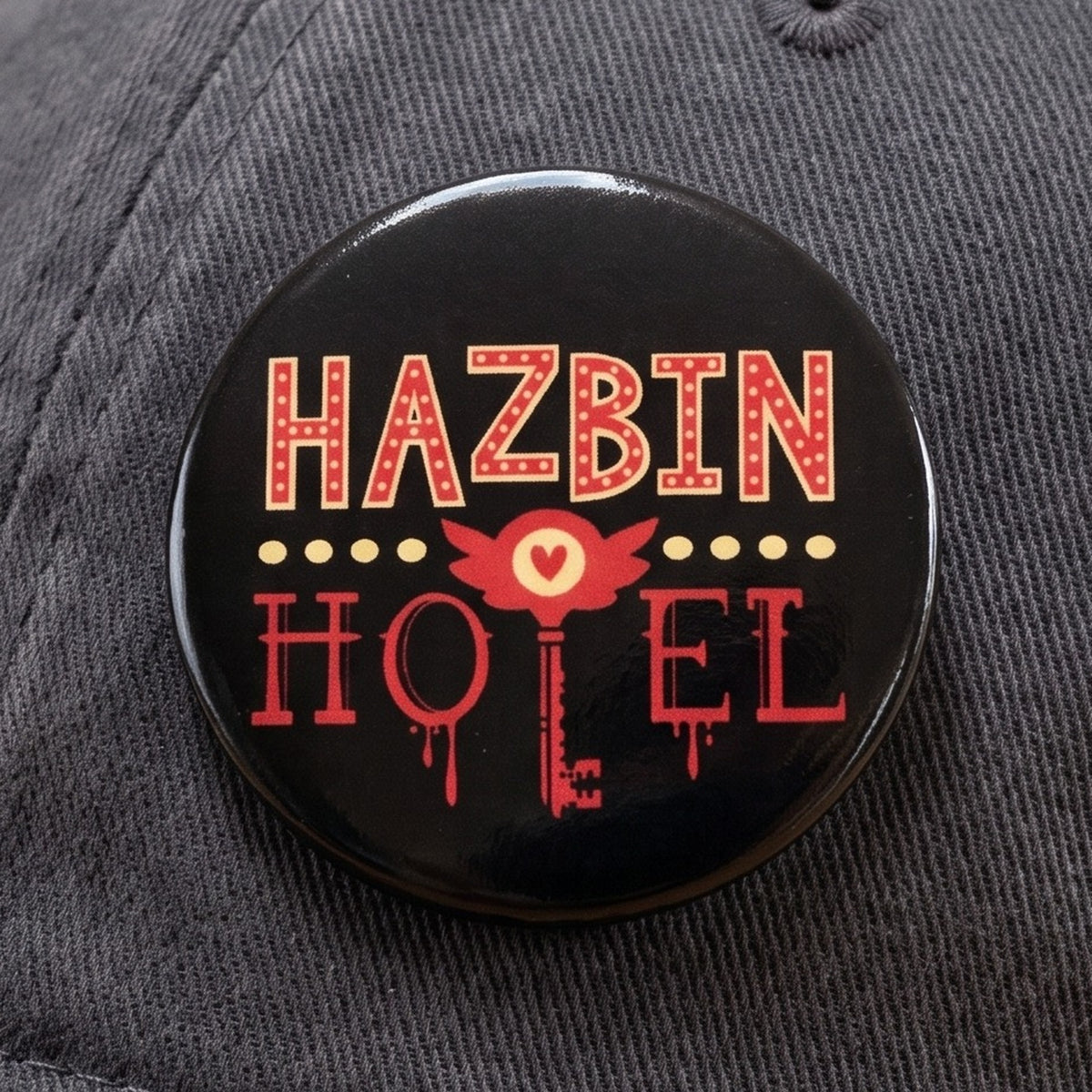 Image produit Badge logo pour les fans de Hazbin Hotel