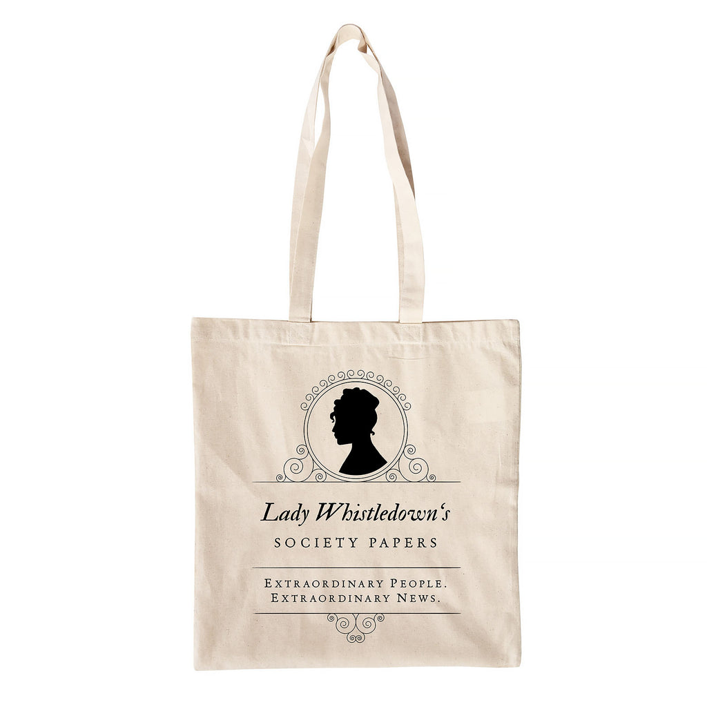 Image produit Sac en jute Society Papers pour les fans de Bridgerton