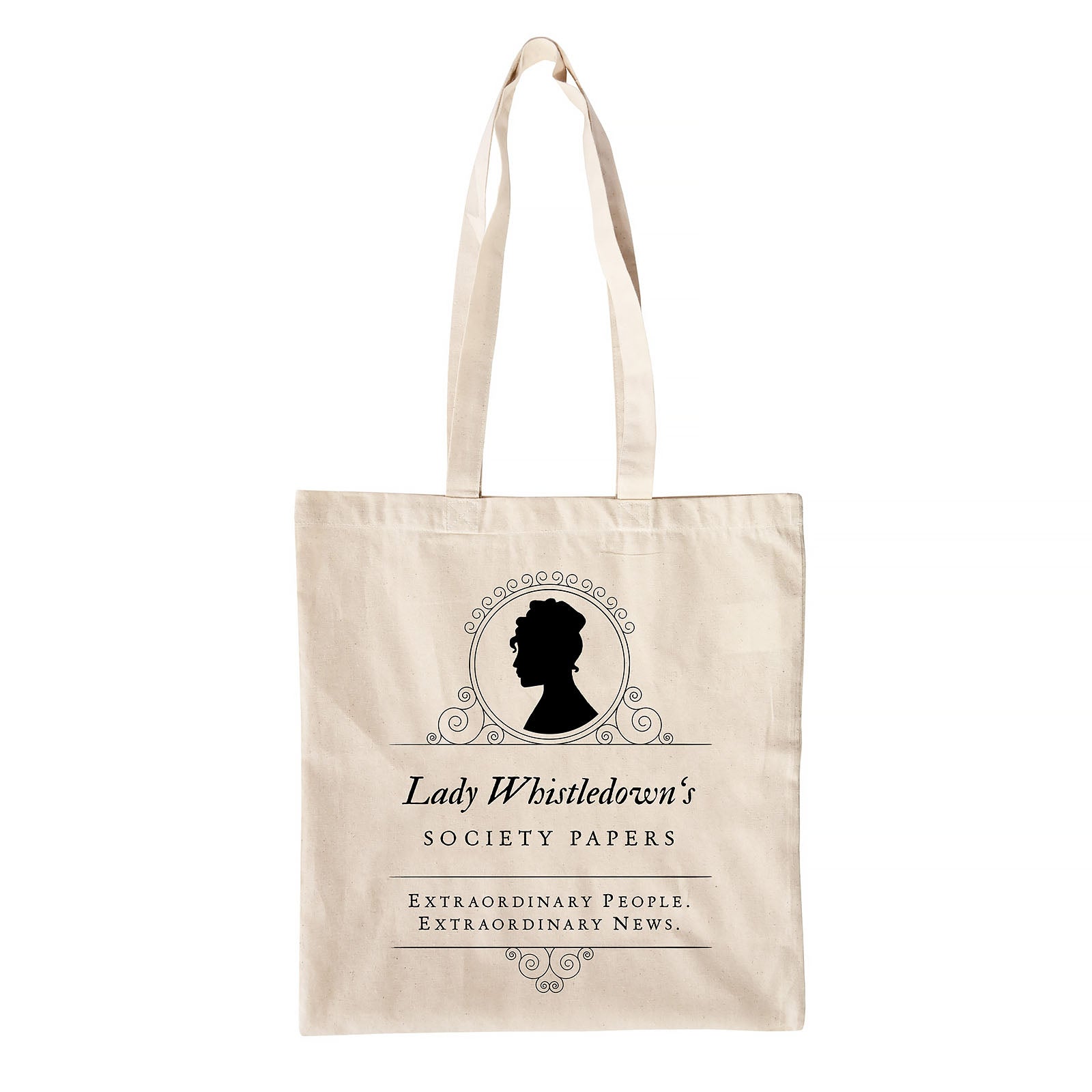 Image produit Sac en jute Society Papers pour les fans de Bridgerton