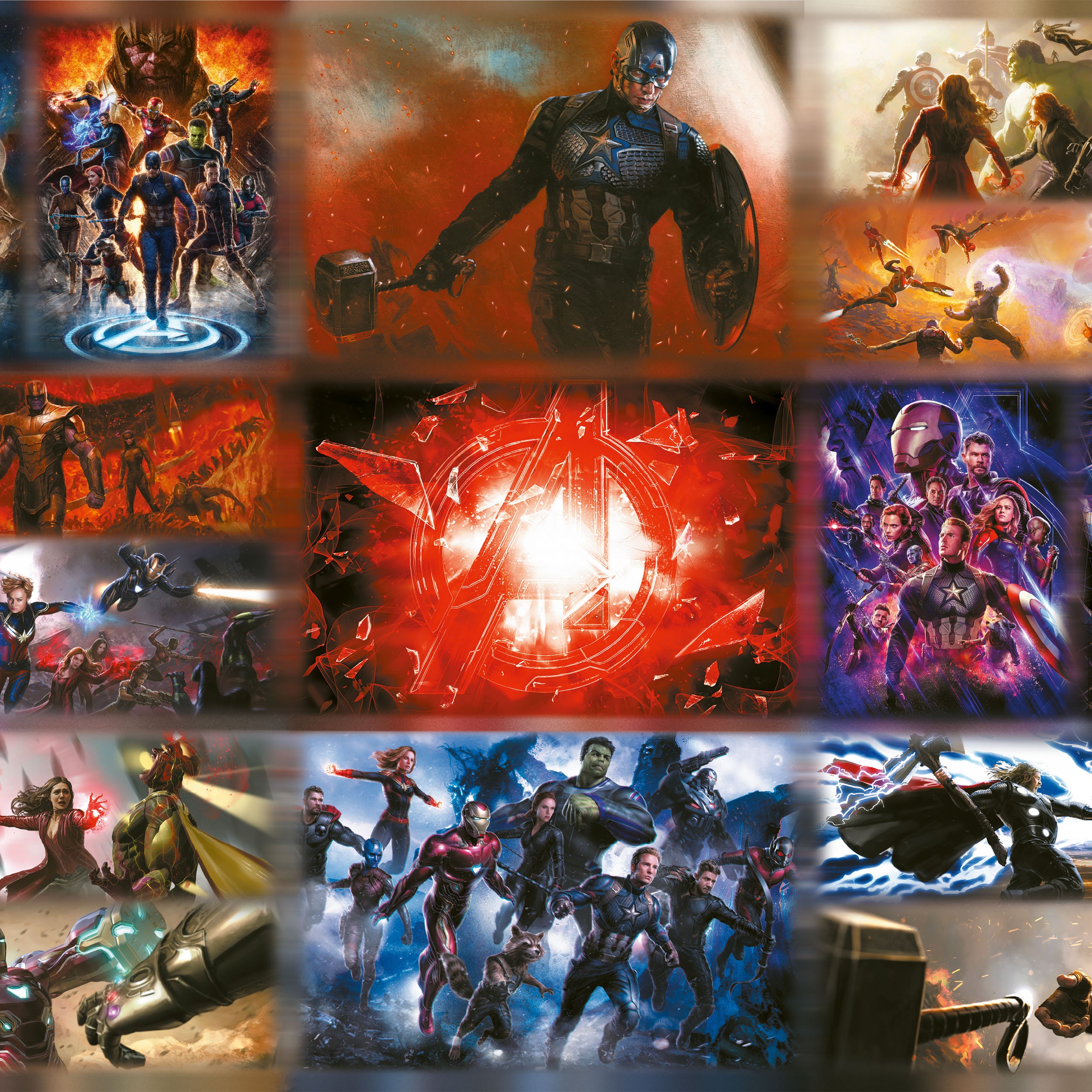 Image produit Marvel - Collection de puzzles avec poster