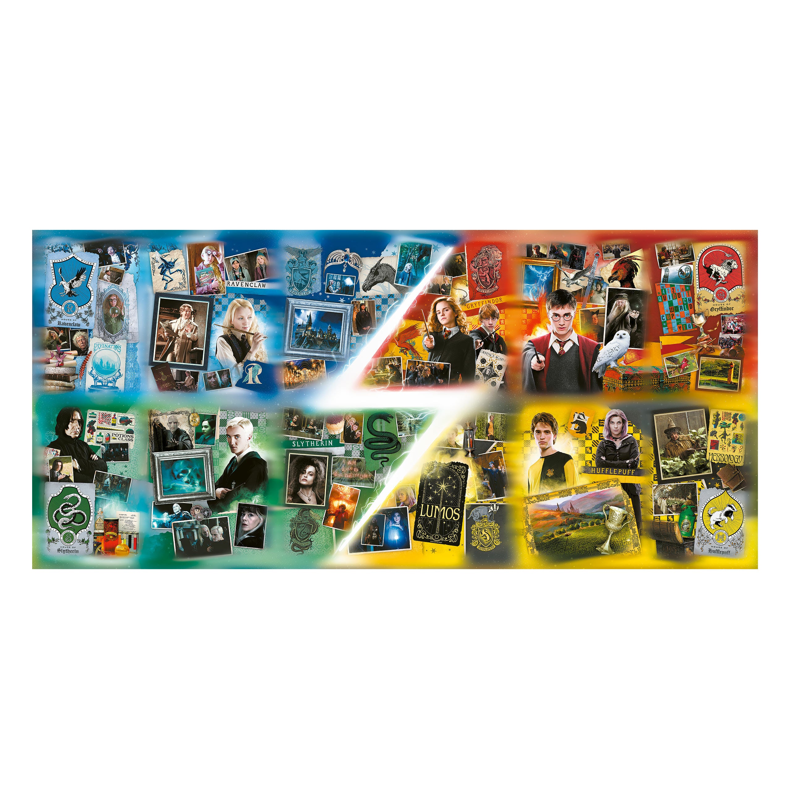 Image produit Harry Potter - Collection de puzzles des maisons de Poudlard avec poster