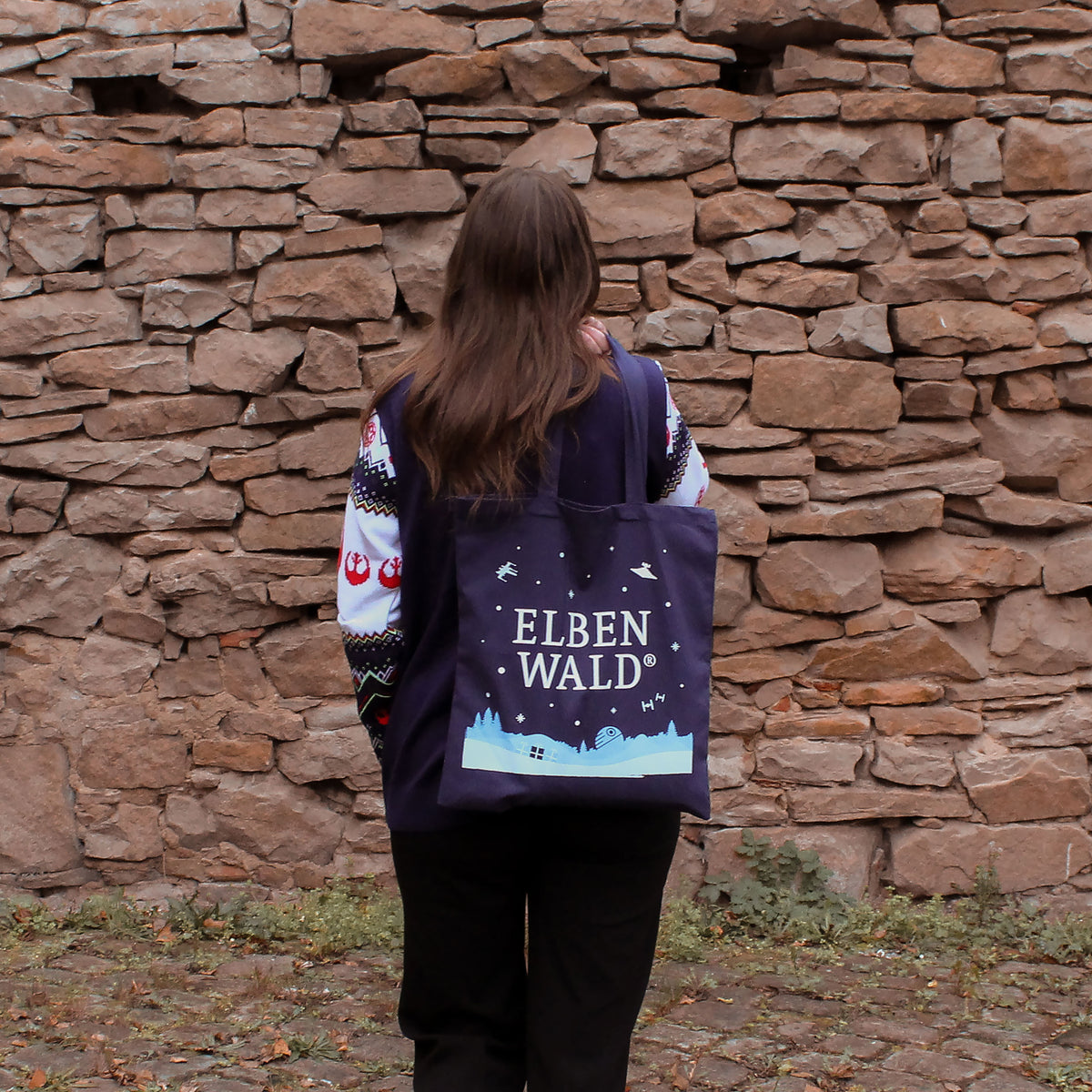 Image produit Sac en jute de Noël Elbenwald