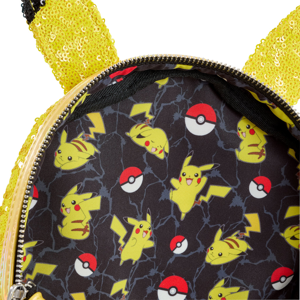 Image produit Pokemon - Mini Sac à Dos Pikachu à Paillettes