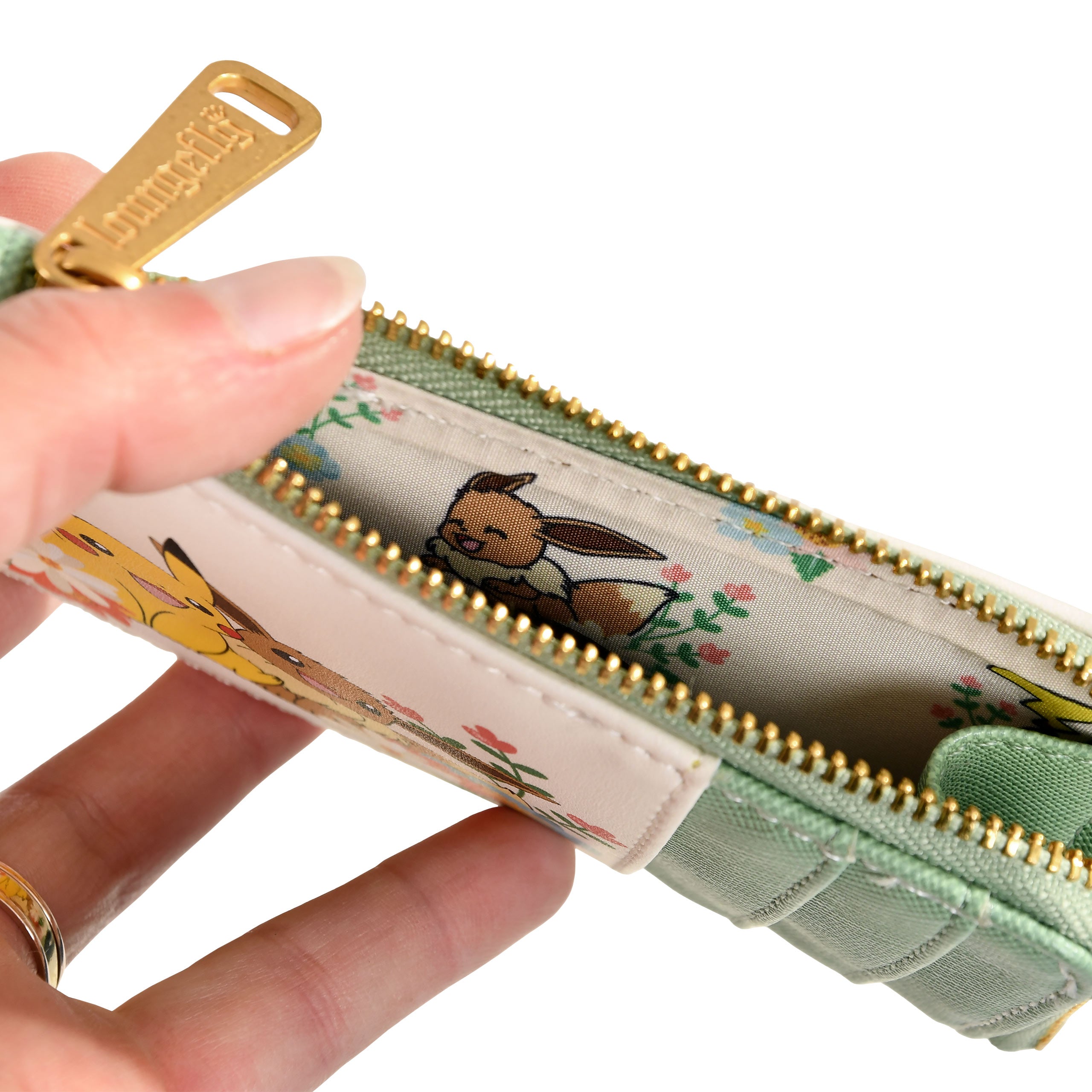 Product image Pokemon - Pikachu and Eevee Floral Wallet