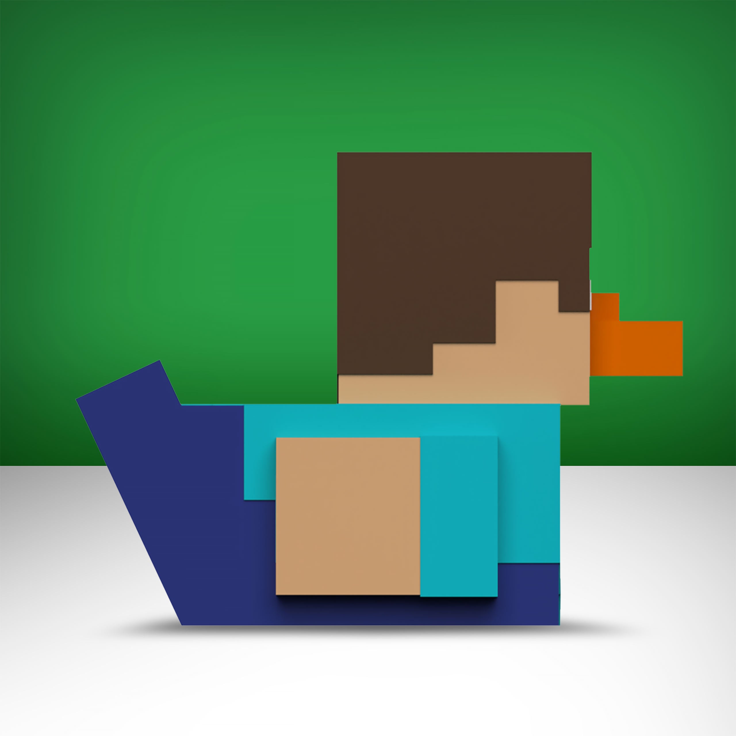 Image produit Minecraft - Steve TUBBZ Canard Décoratif