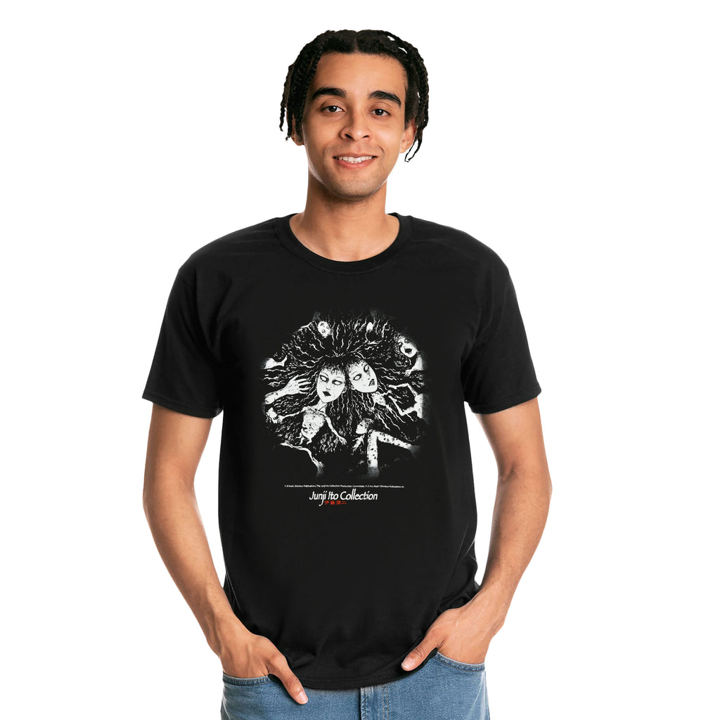 Image produit Junji Ito - T-shirt rampant noir