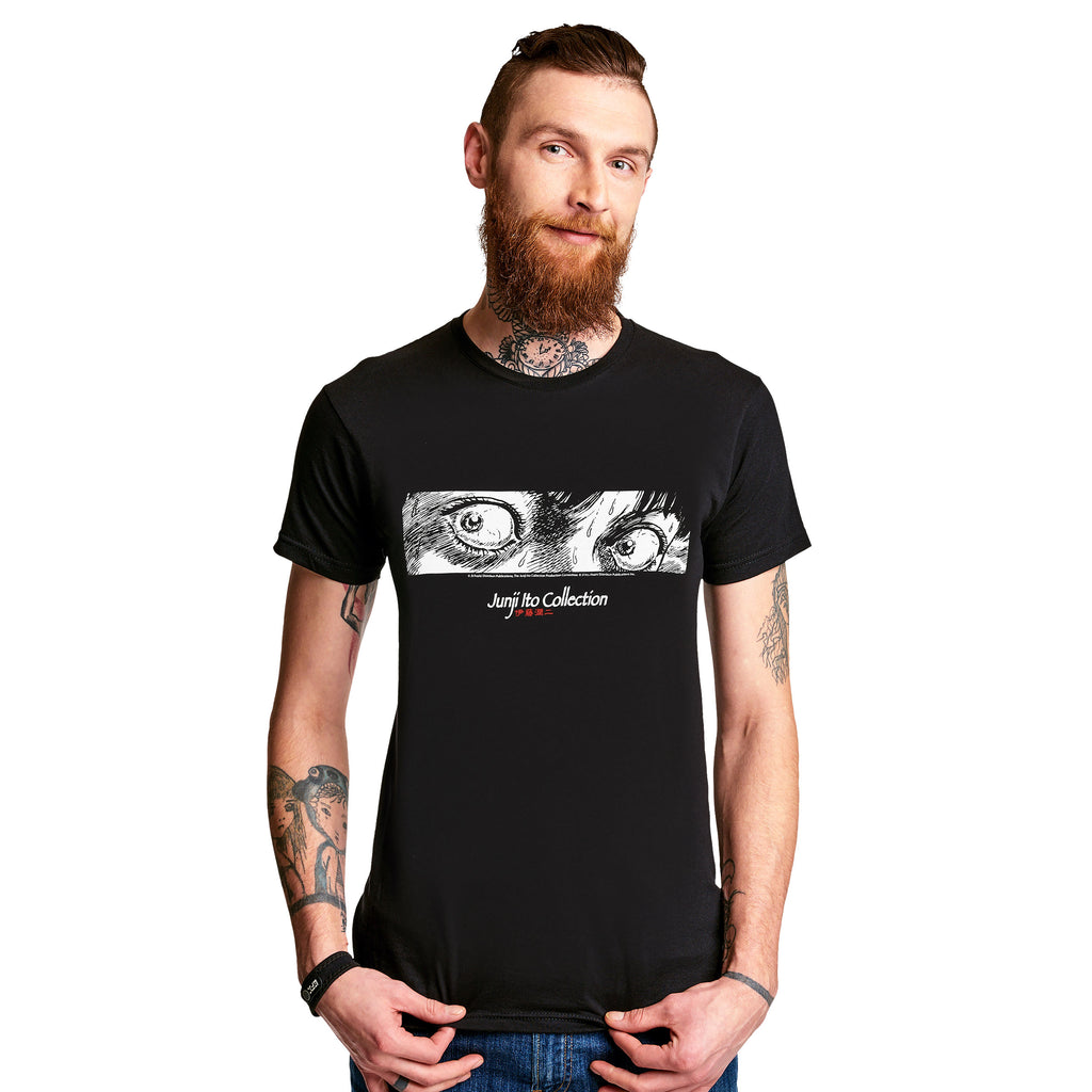 Image produit Junji Ito - T-shirt noir yeux