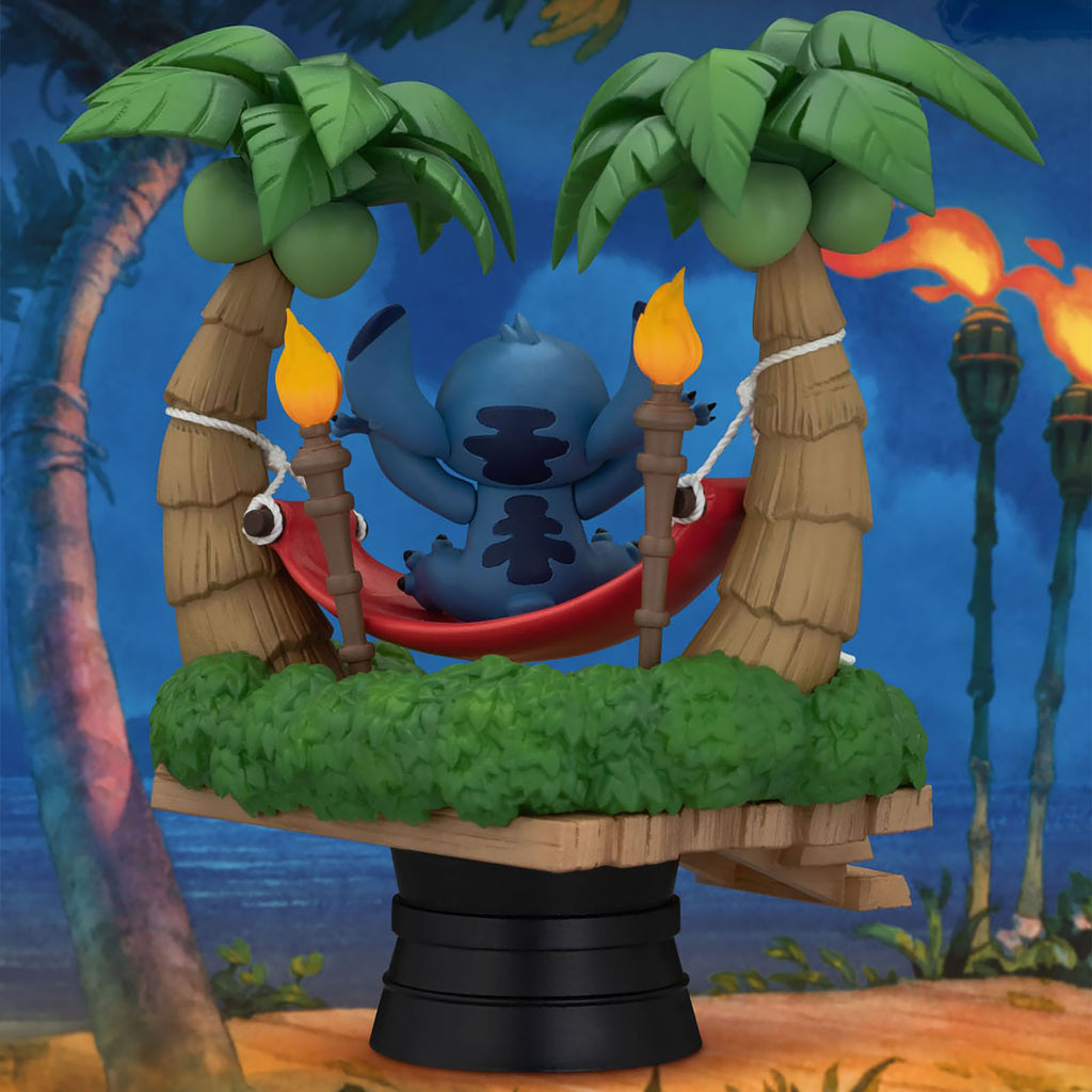 Image produit Stitch dans un hamac Diorama D-Stage - Lilo & Stitch
