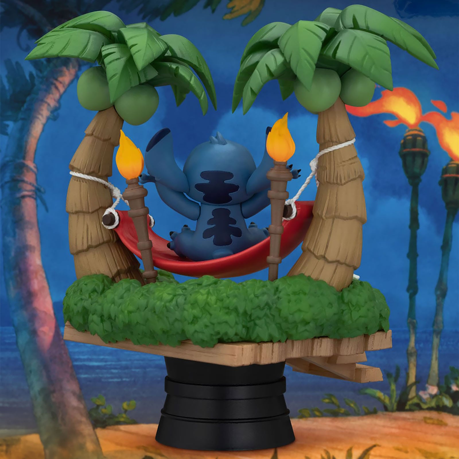 Image produit Stitch dans un hamac Diorama D-Stage - Lilo & Stitch