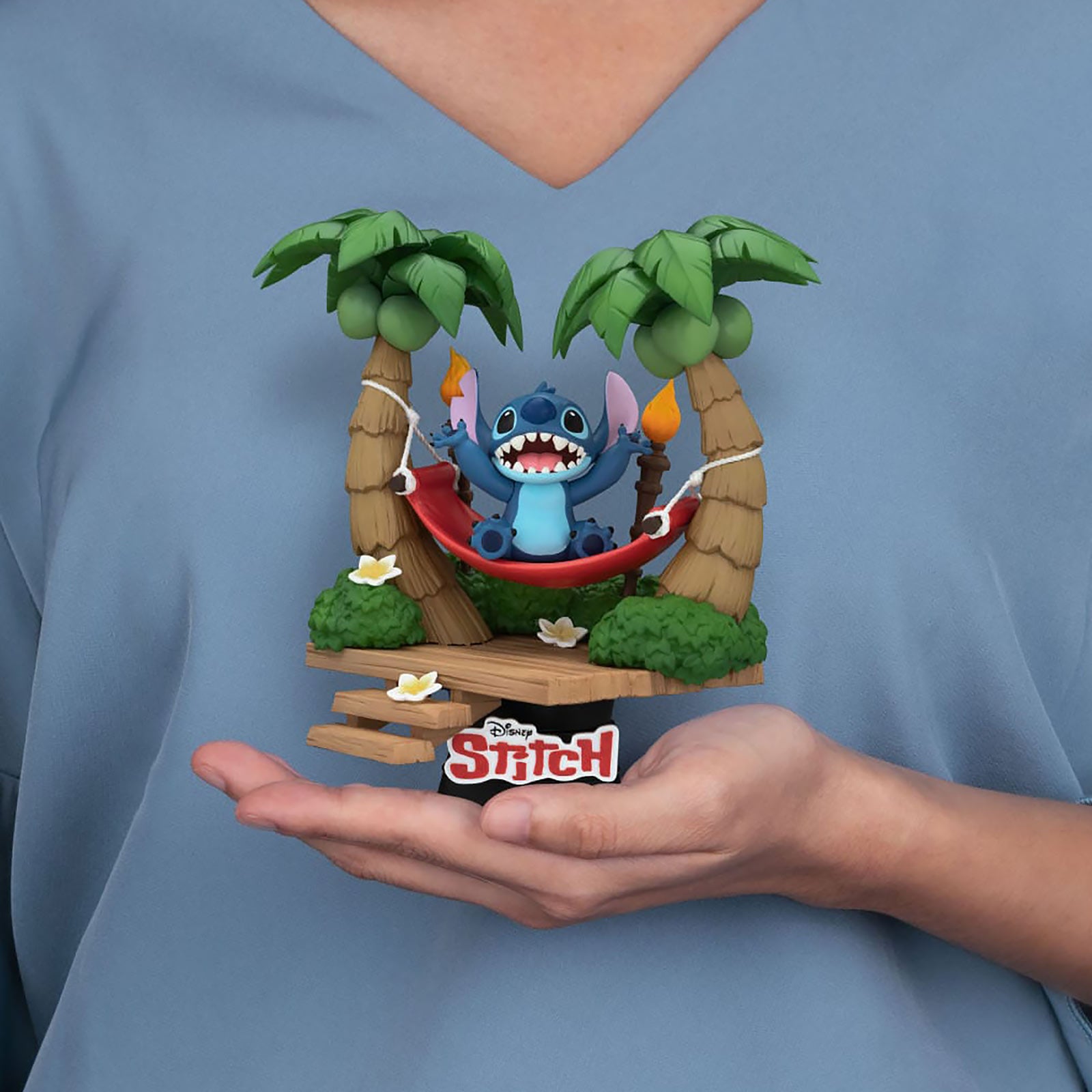 Image produit Stitch dans un hamac Diorama D-Stage - Lilo & Stitch