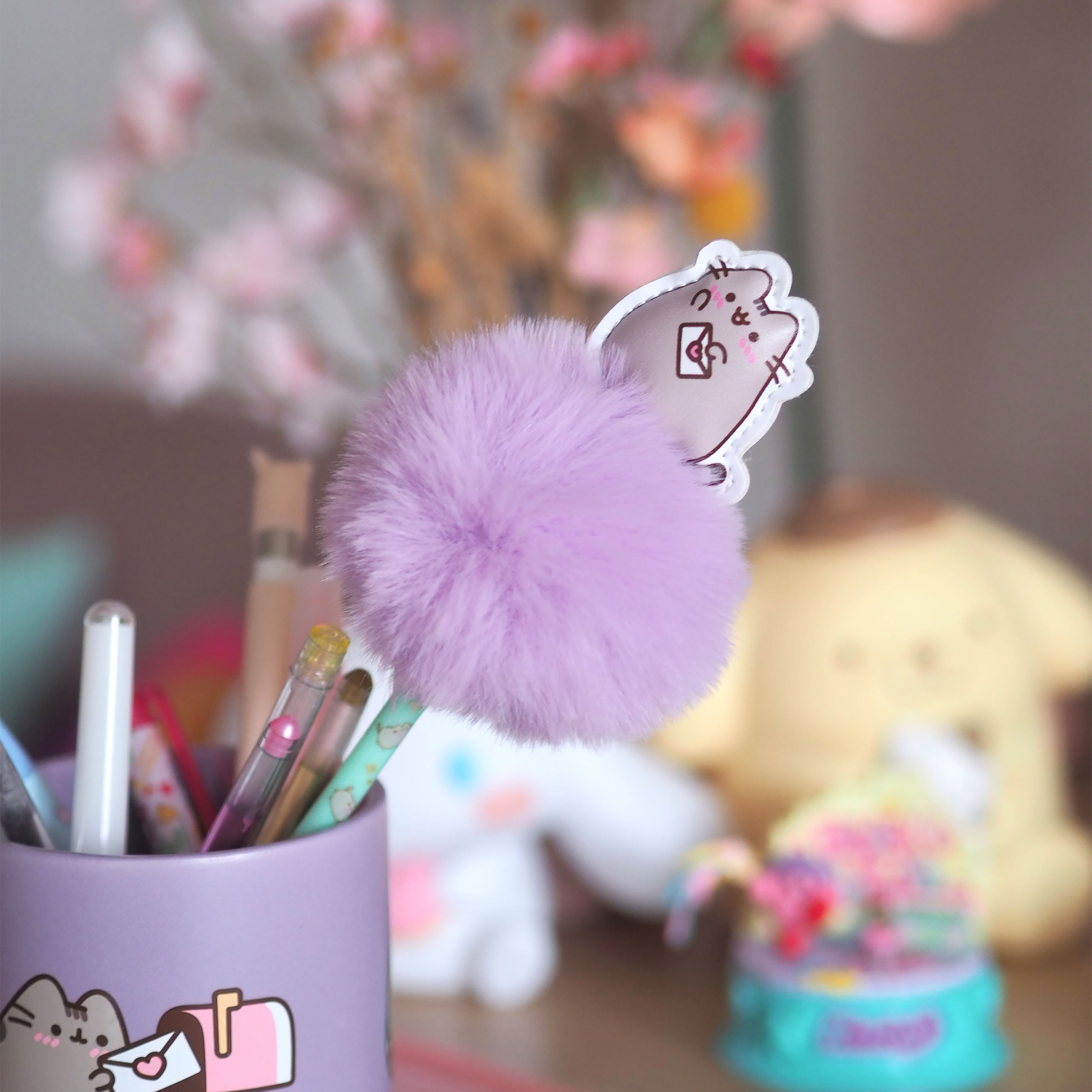 Image produit Pusheen - Stylo à bille avec pompon