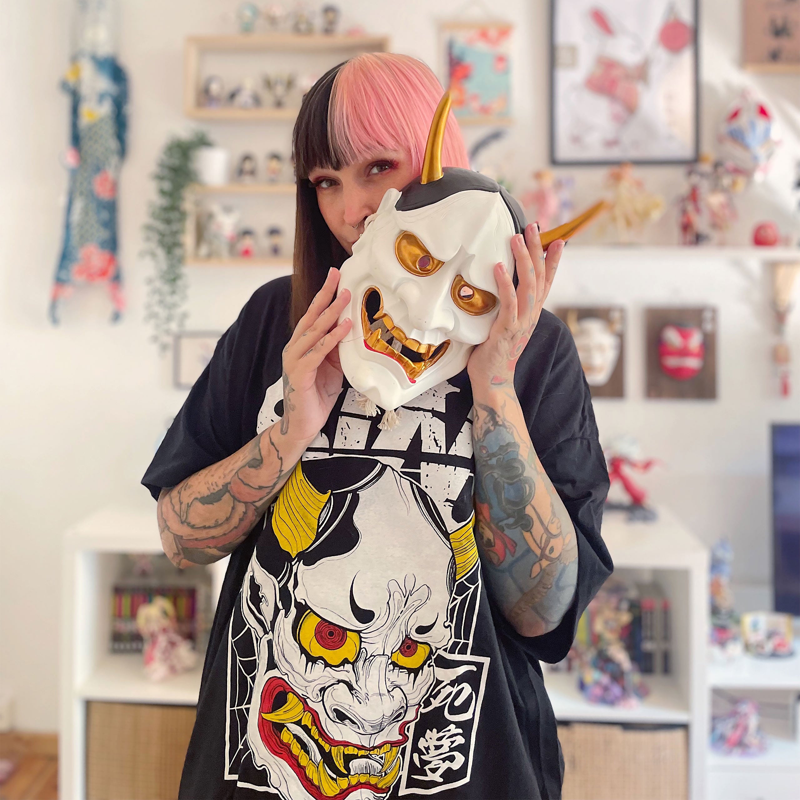 Image produit SiM - T-shirt Masque noir