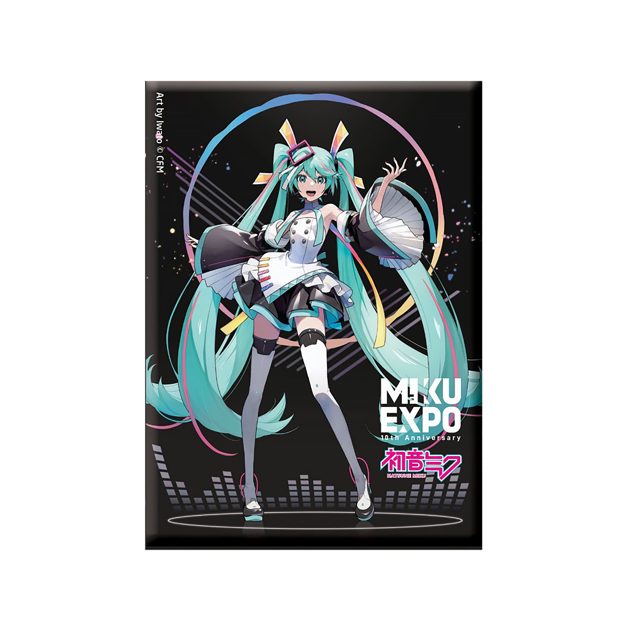 Image produit Hatsune Miku - Miku Expo 10ème anniversaire Magnet Art par Iwato Version