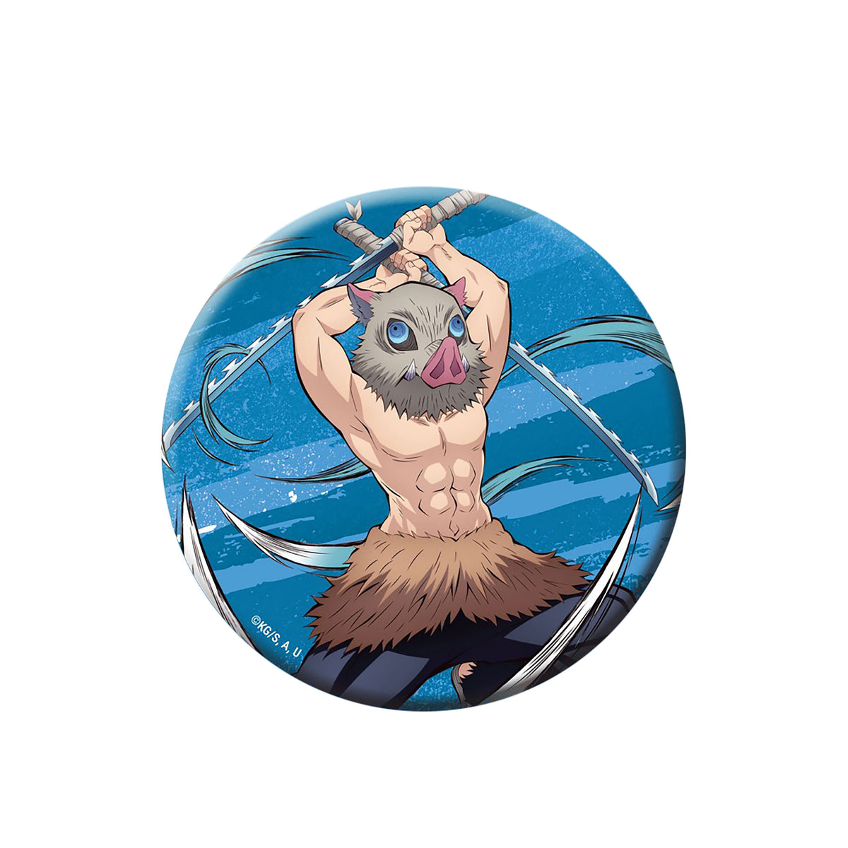 Image produit Demon Slayer - Bouton Inosuke Hashibira