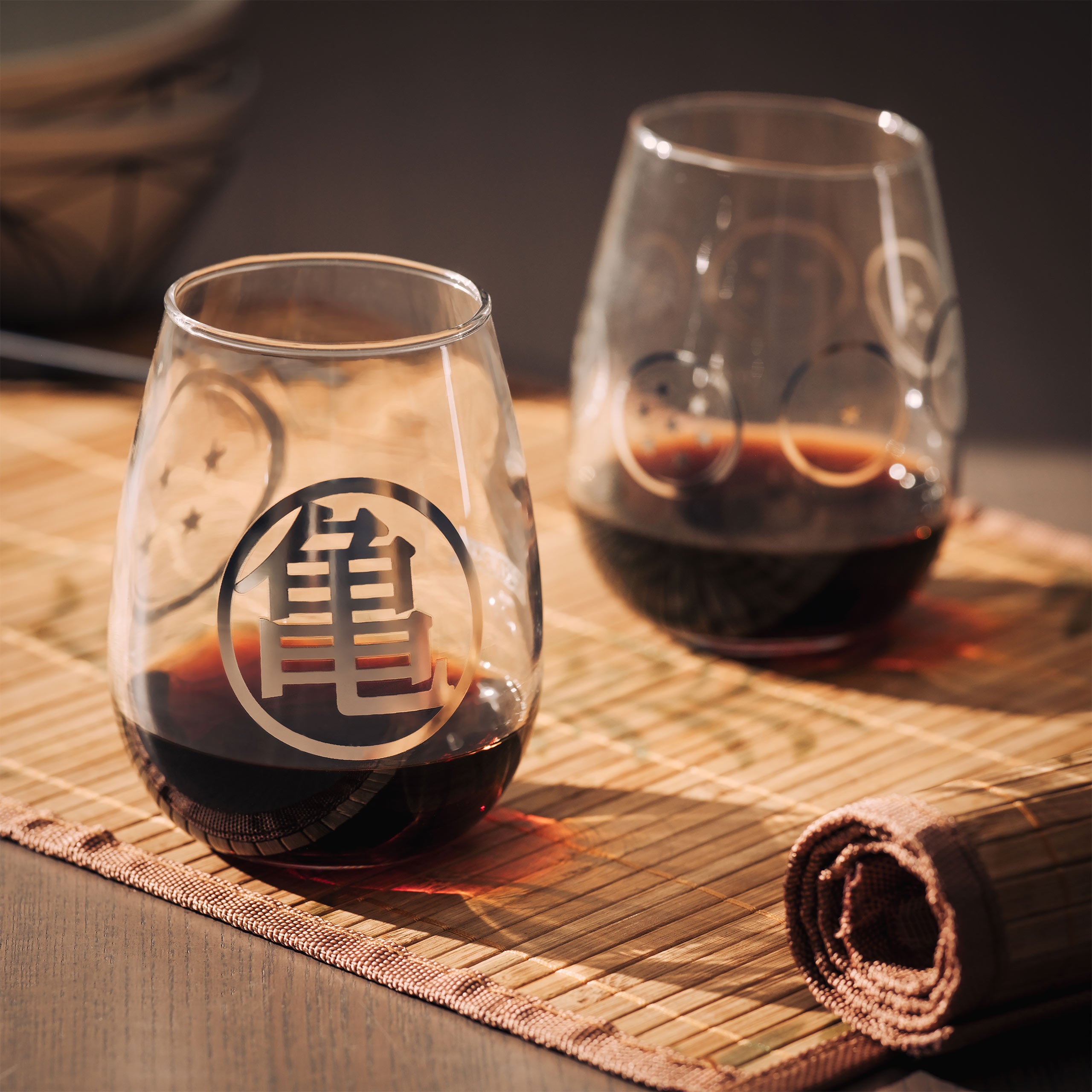 Image produit Dragon Ball - Set de 2 verres Dragon Balls & symbole Kame