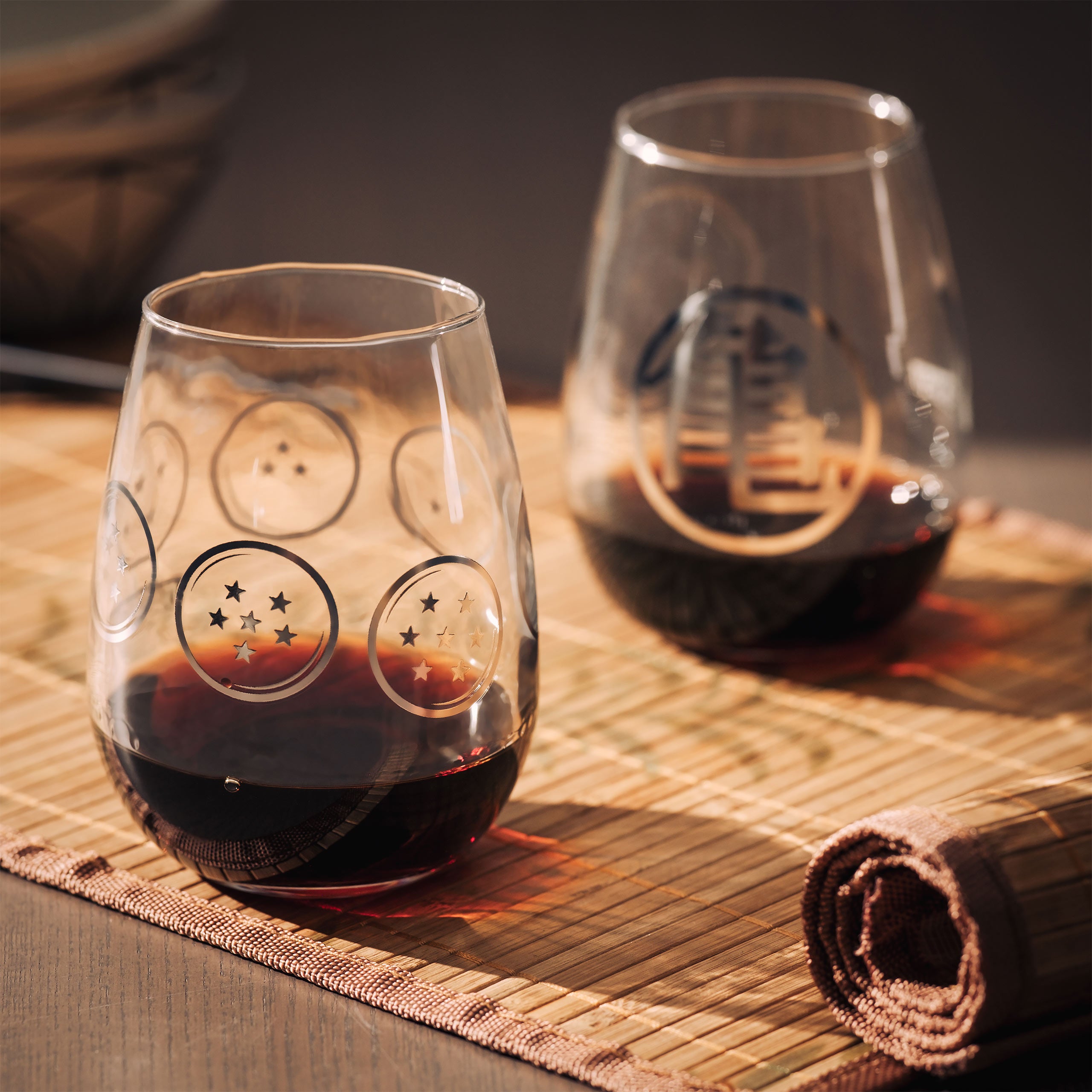 Image produit Dragon Ball - Set de 2 verres Dragon Balls & symbole Kame