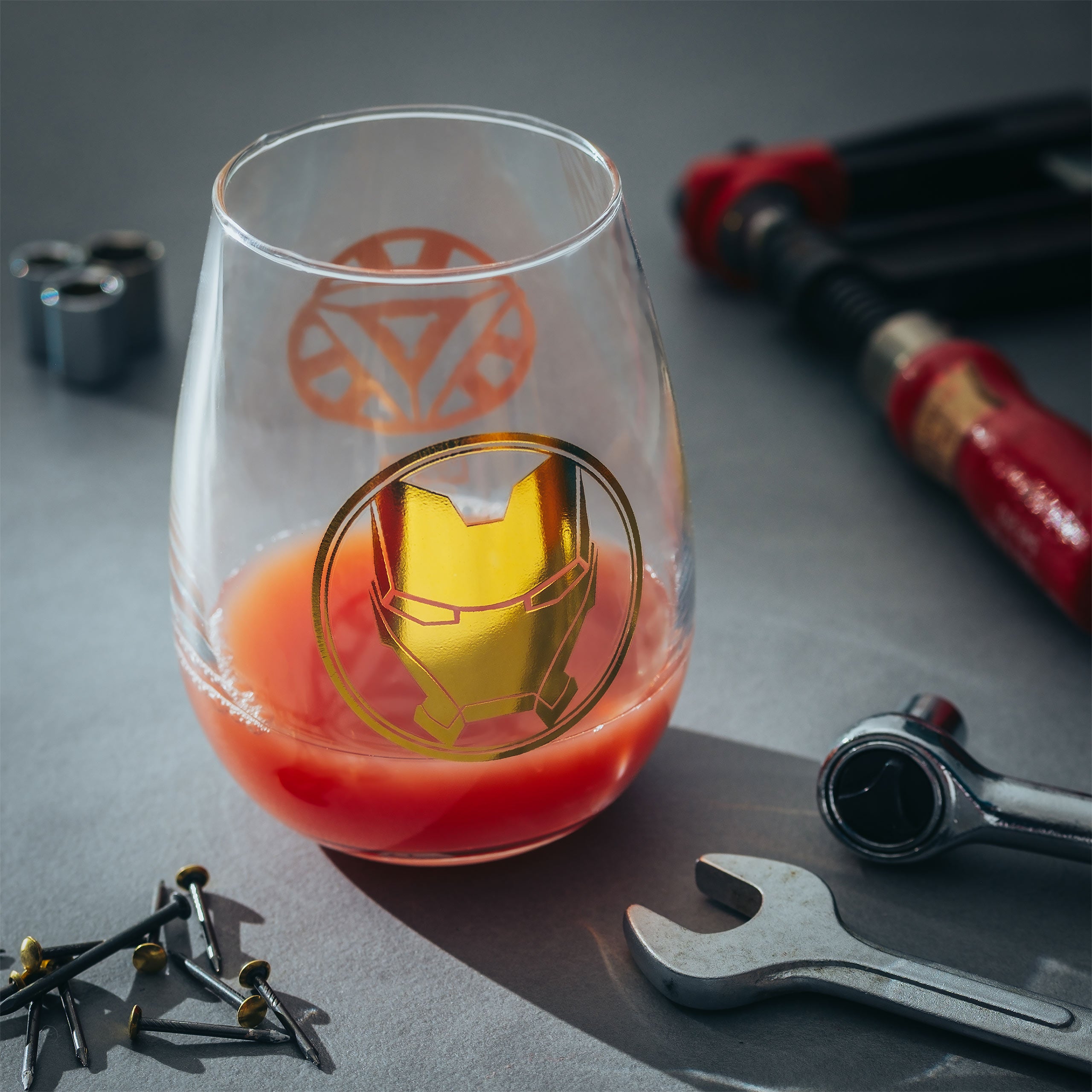 Image produit Marvel Avengers - Iron Man & Captain America Verres Ensemble de 2