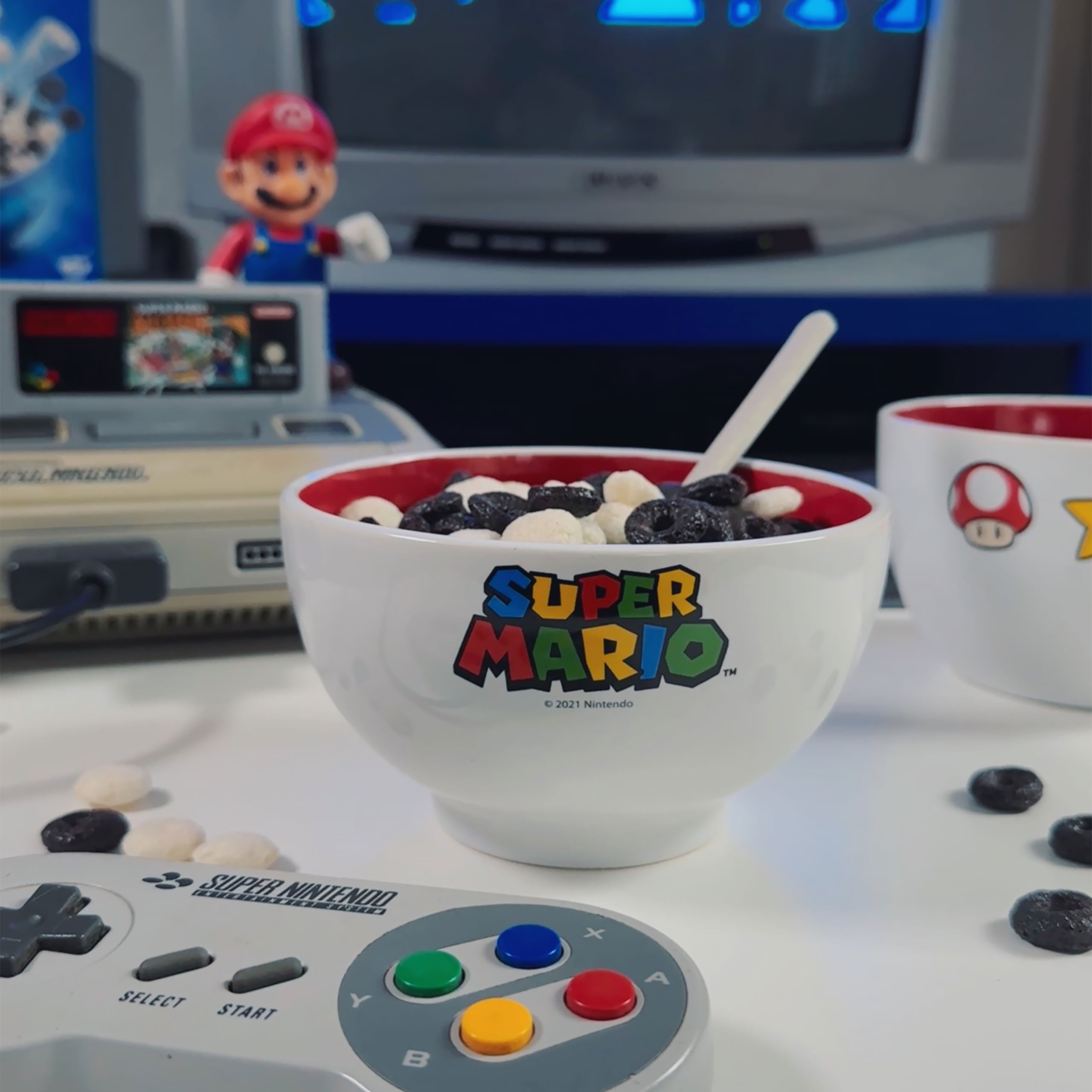 Image produit Super Mario - Bol à céréales avec logo