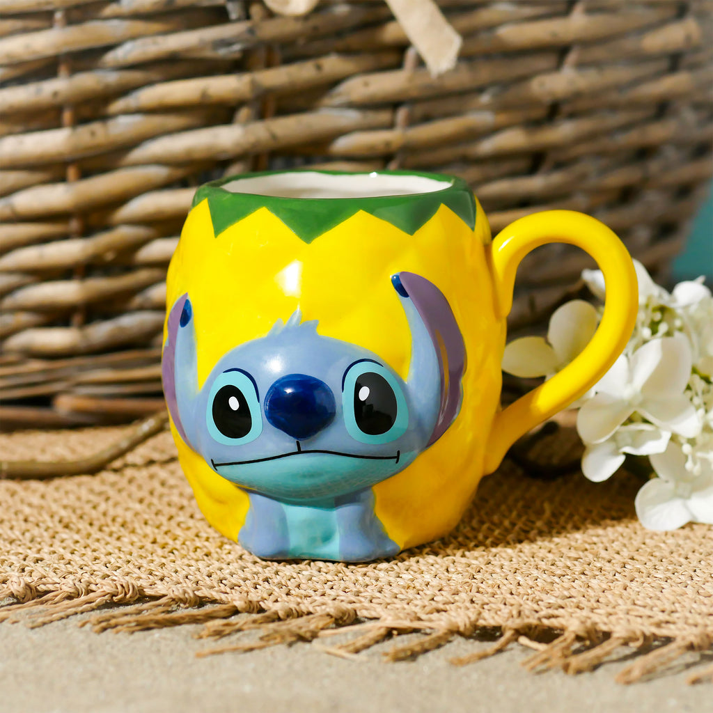 Image produit Tasse 3D Stitch Ananas - Lilo & Stitch