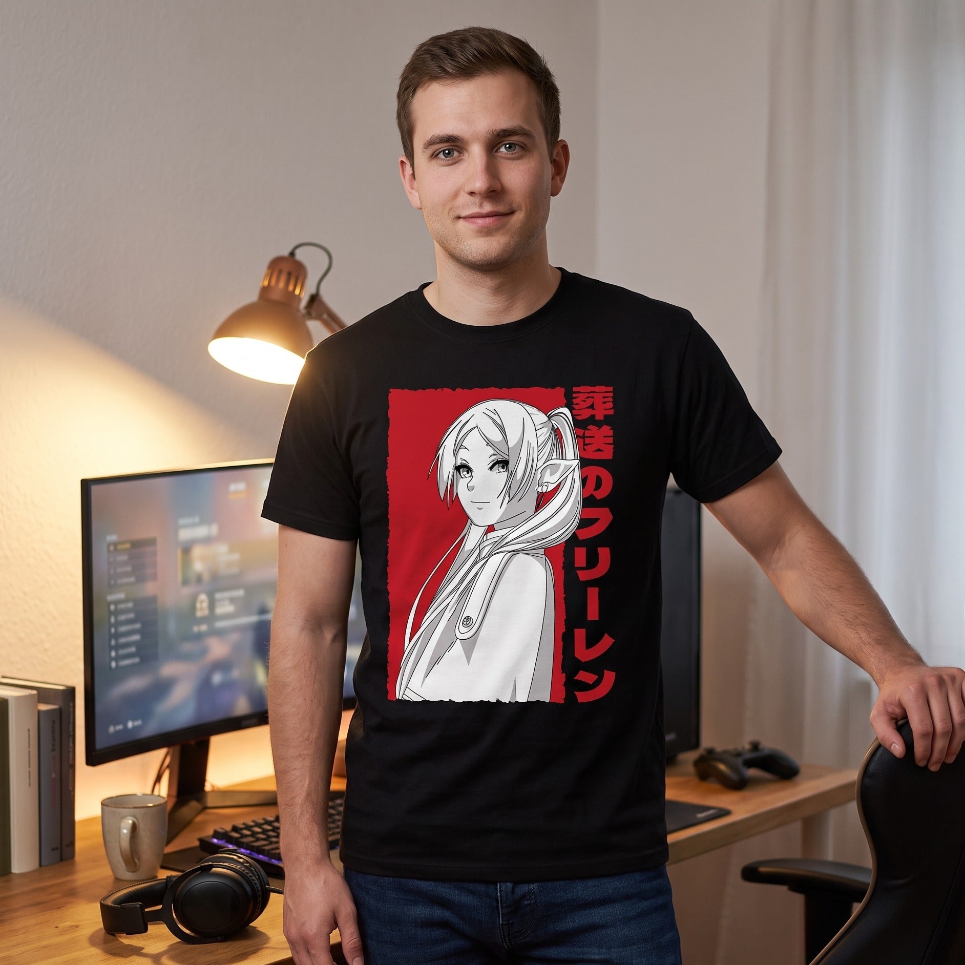 Image produit T-shirt de mage elfe pour les fans de Froid noir