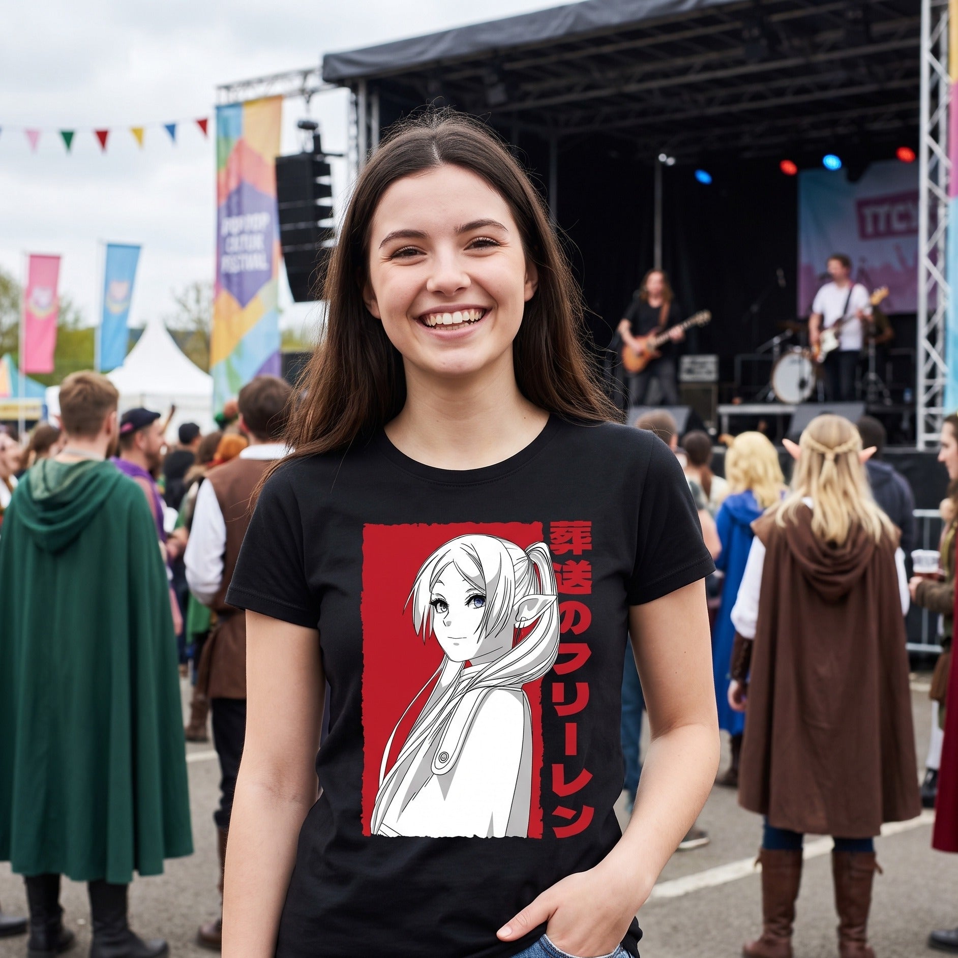 Image produit T-shirt de mage elfe pour les fans de Froid noir