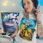 Image produit Helldivers 2 - T-shirt d'art clé blanc