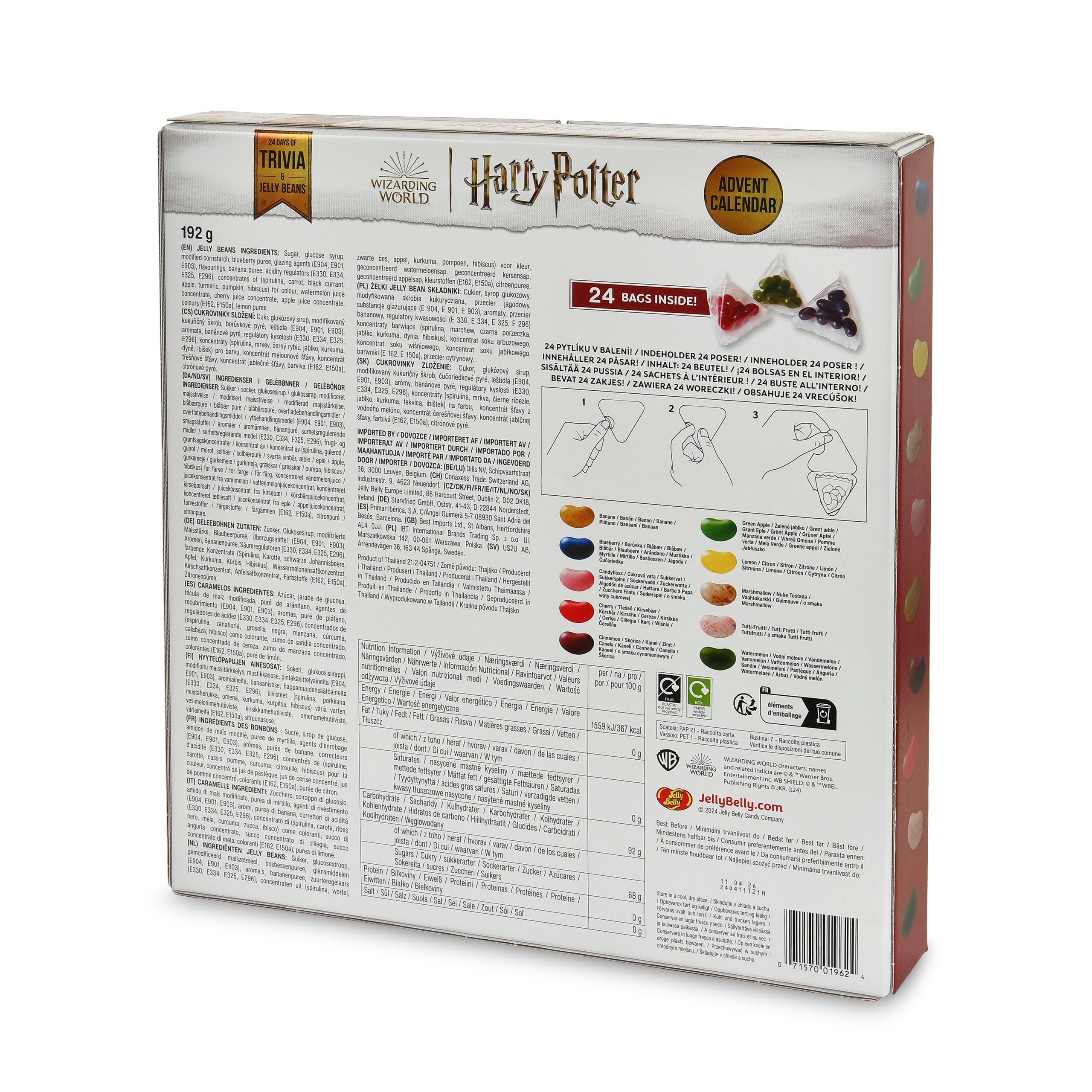 Image produit Harry Potter - Calendrier de l’Avent Jelly Beans Carte du Maraudeur