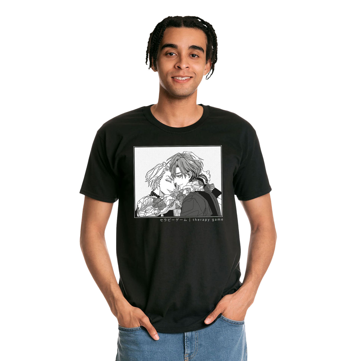 Image produit T-shirt Shizuma et Minato pour les fans de Therapy Game