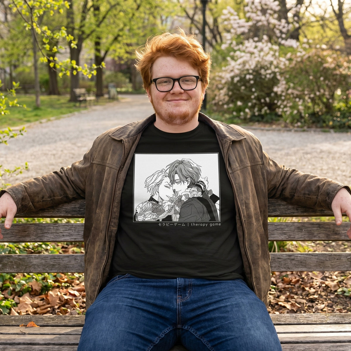Image produit T-shirt Shizuma et Minato pour les fans de Therapy Game