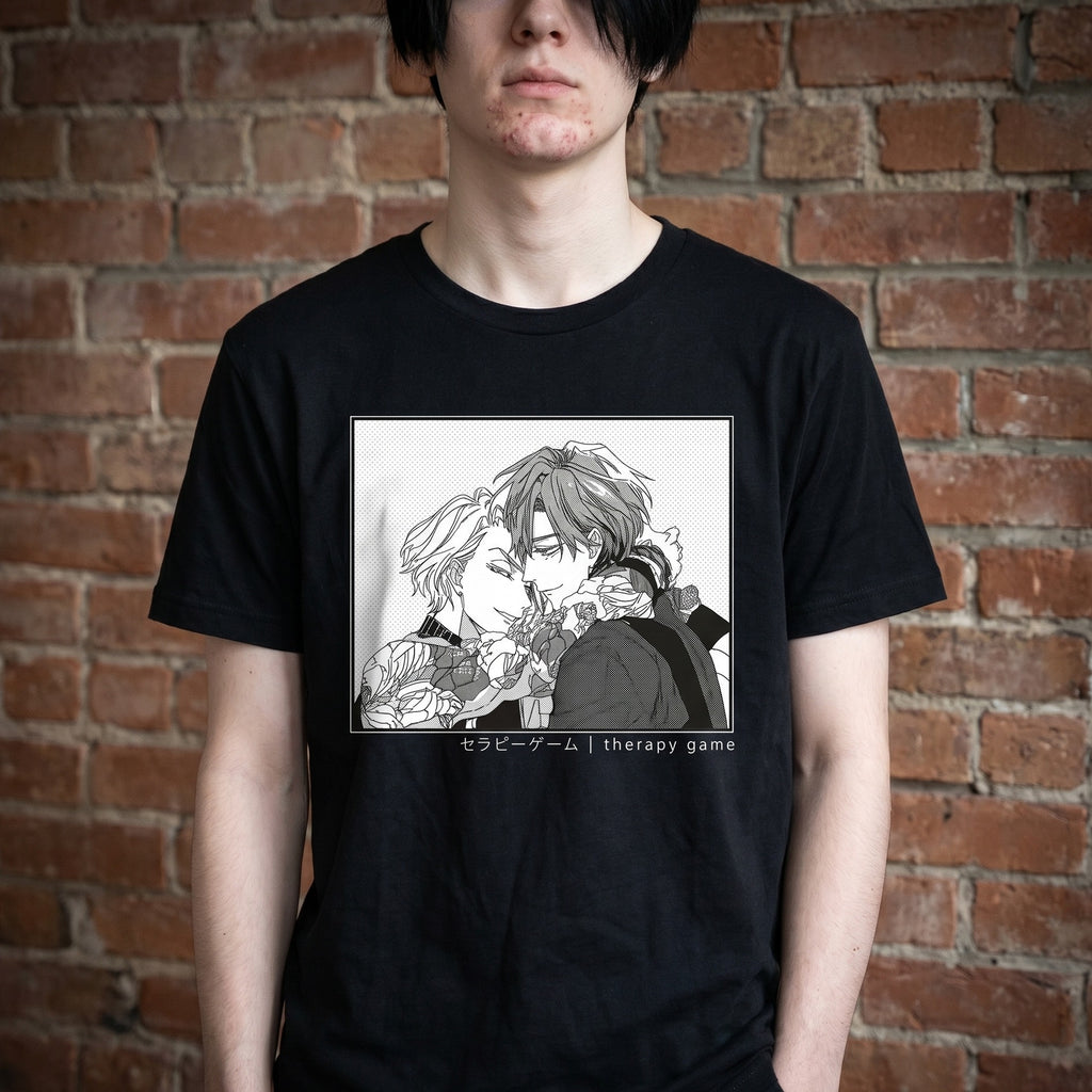 Image produit T-shirt Shizuma et Minato pour les fans de Therapy Game