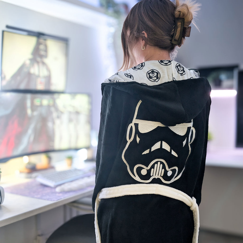 Image produit Star Wars - Peignoir Stormtrooper noir et blanc