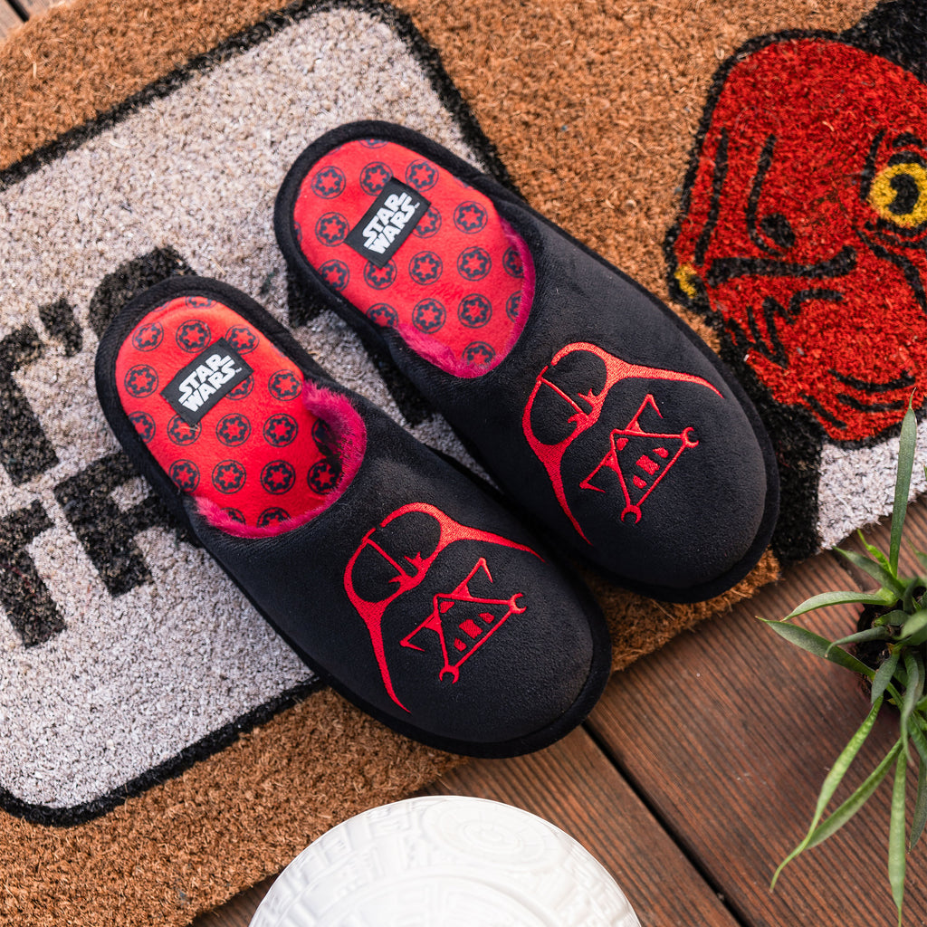 Image produit Star Wars - Pantoufles Darth Vader Noir-Rouge