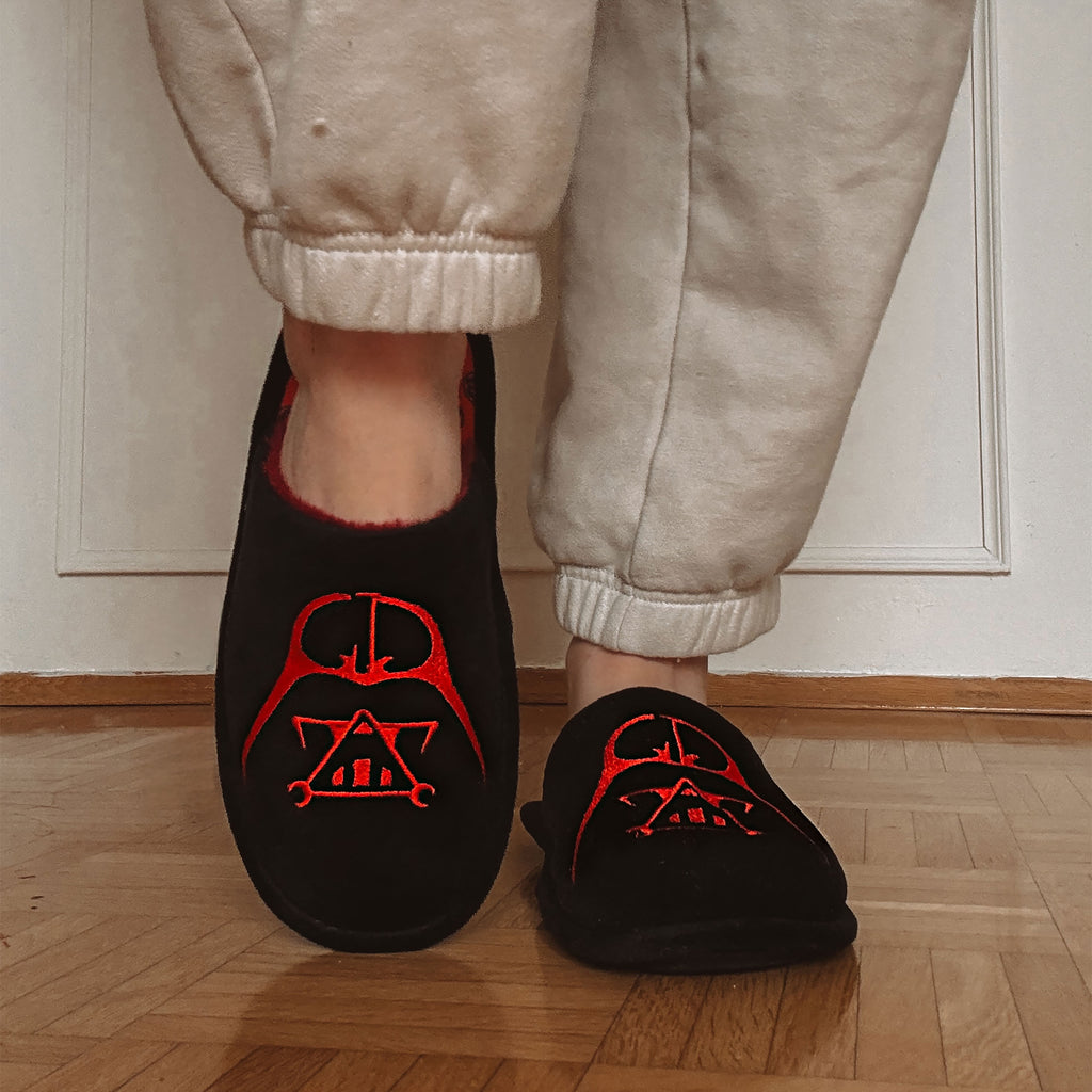 Image produit Star Wars - Pantoufles Darth Vader Noir-Rouge