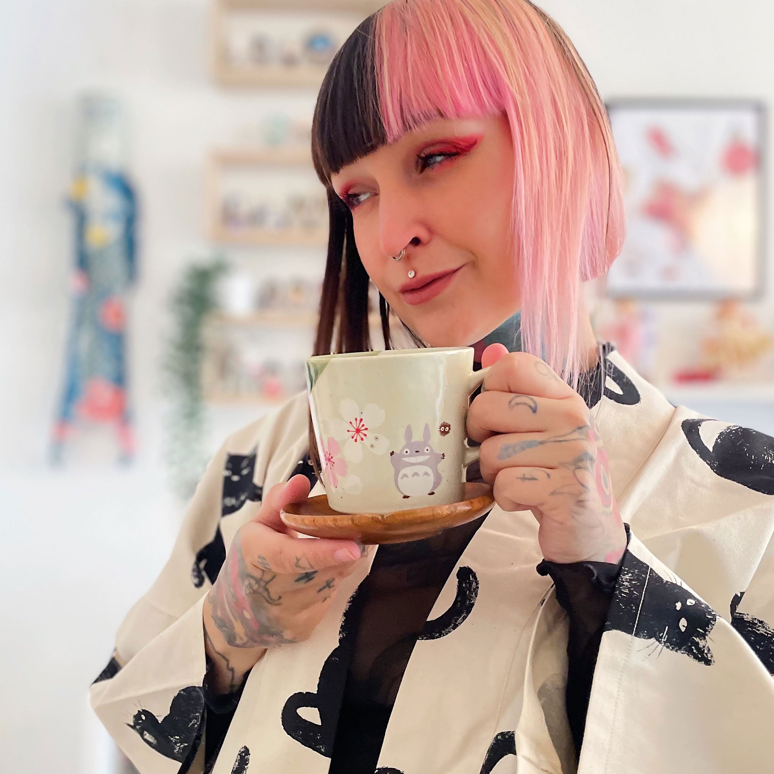 Image produit Mon voisin Totoro - Tasse Mino Cerisier en fleurs