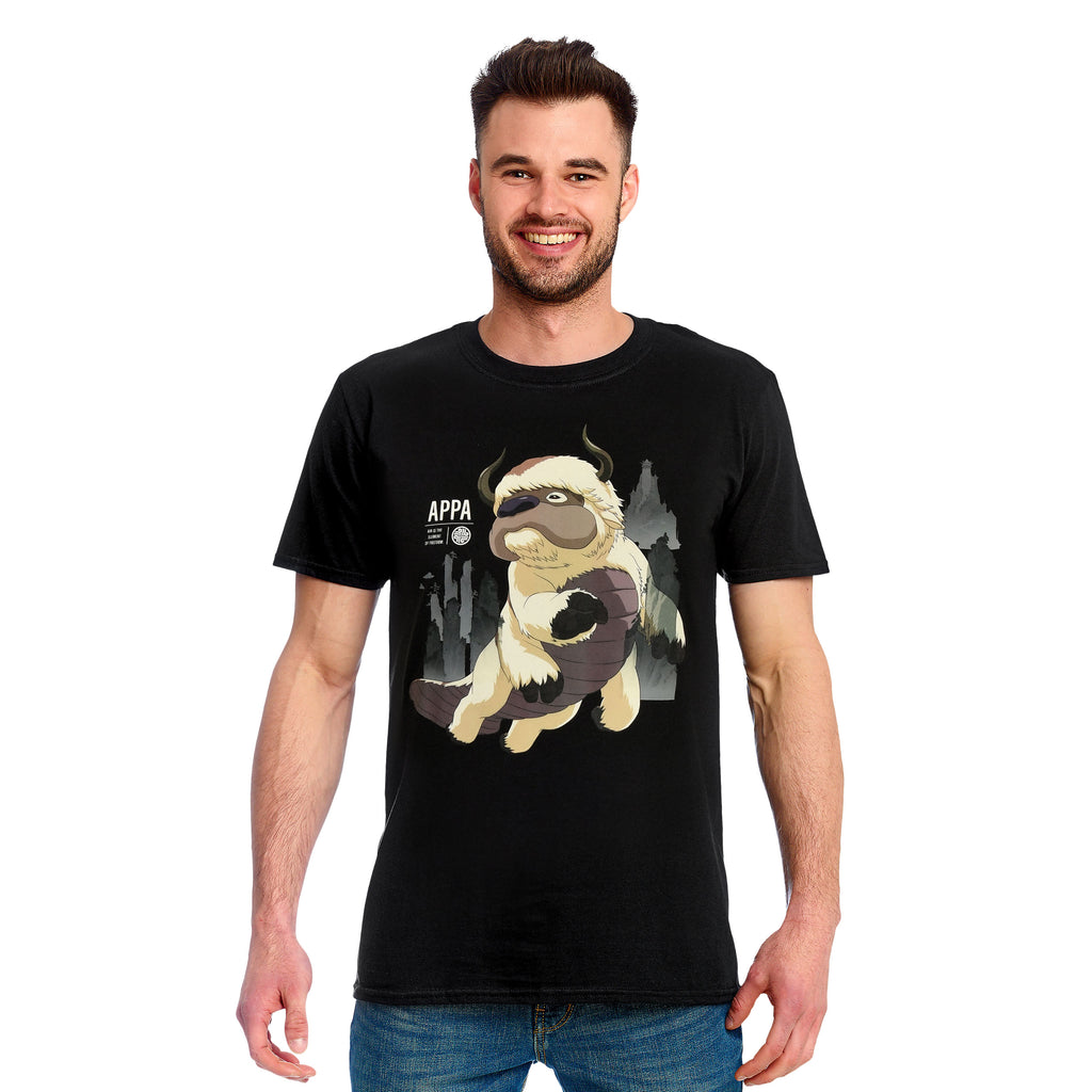 Image produit Avatar Le Dernier Maître de l'Air - T-shirt Appa Volant Noir