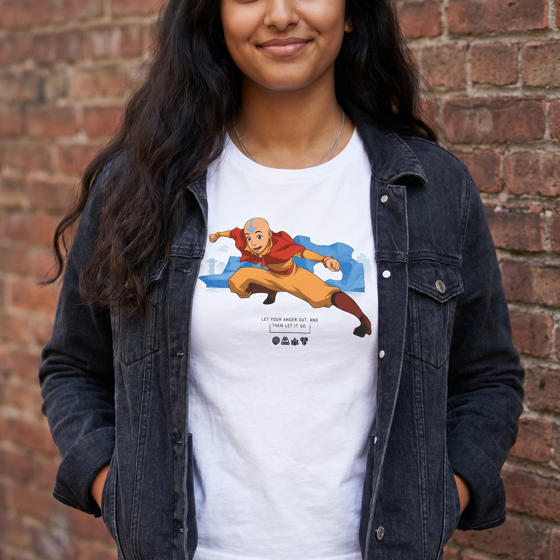 Image produit Avatar Le dernier maître de l'air - T-shirt blanc Aang