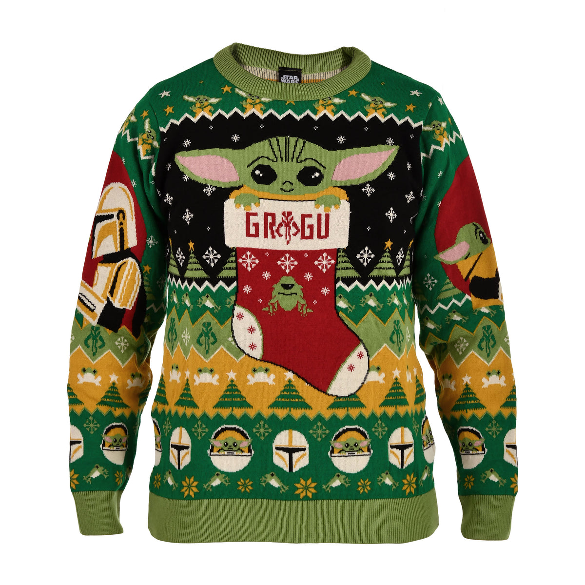 Image produit Pull tricoté Grogu avec Mando - Star Wars The Mandalorian