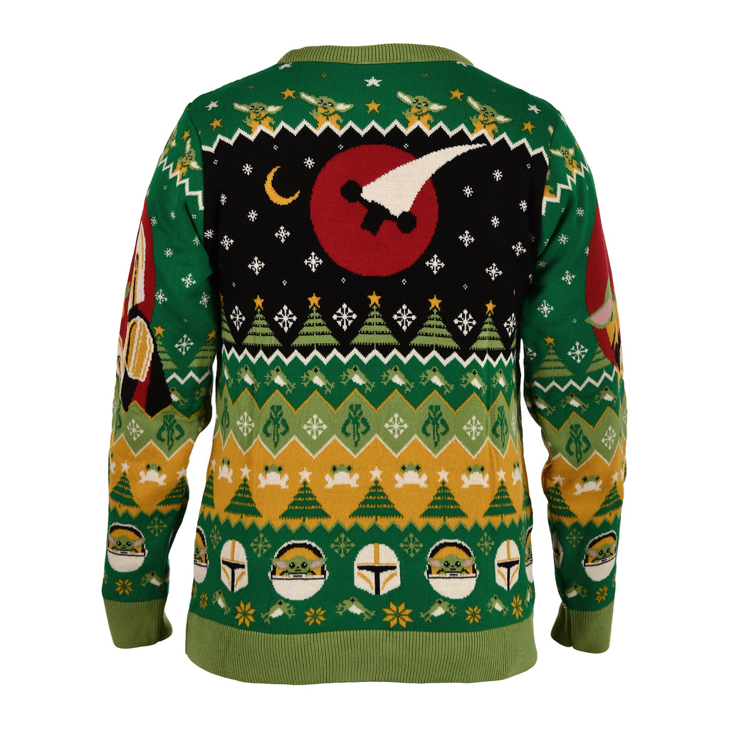 Image produit Pull tricoté Grogu avec Mando - Star Wars The Mandalorian